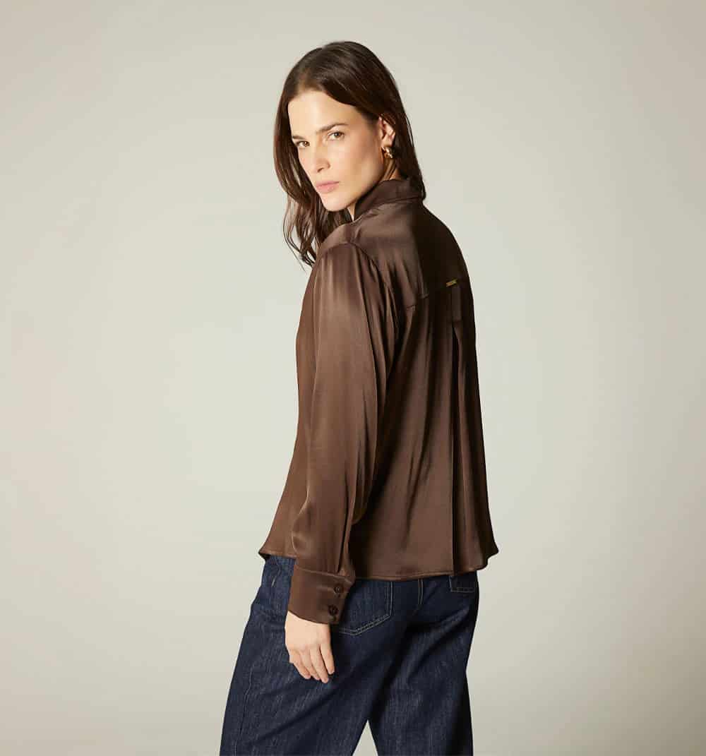 Blusa camisera manga larga - miniatura 11