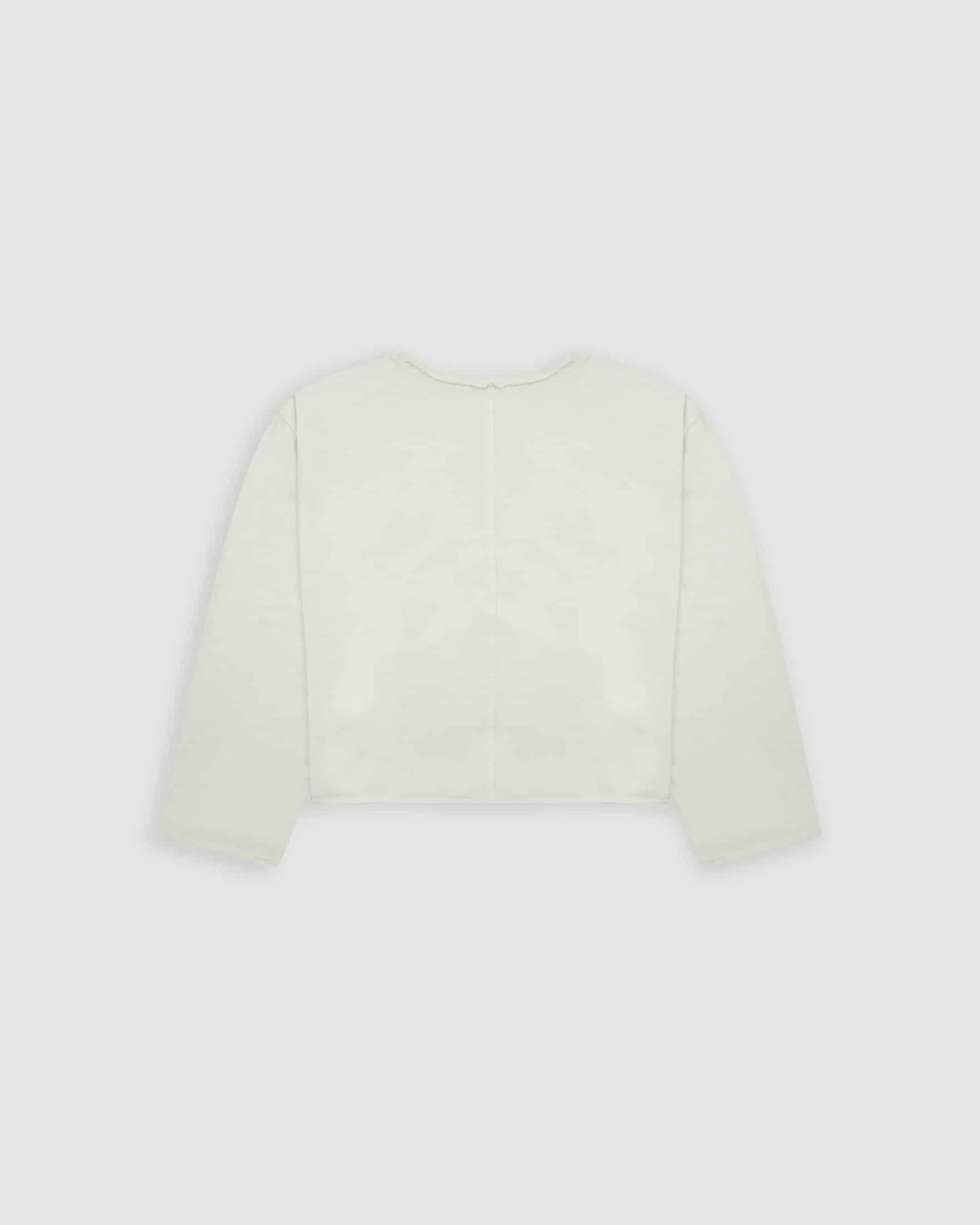 Long Sleeve Boxy T-Shirt – Off White - miniatura 6