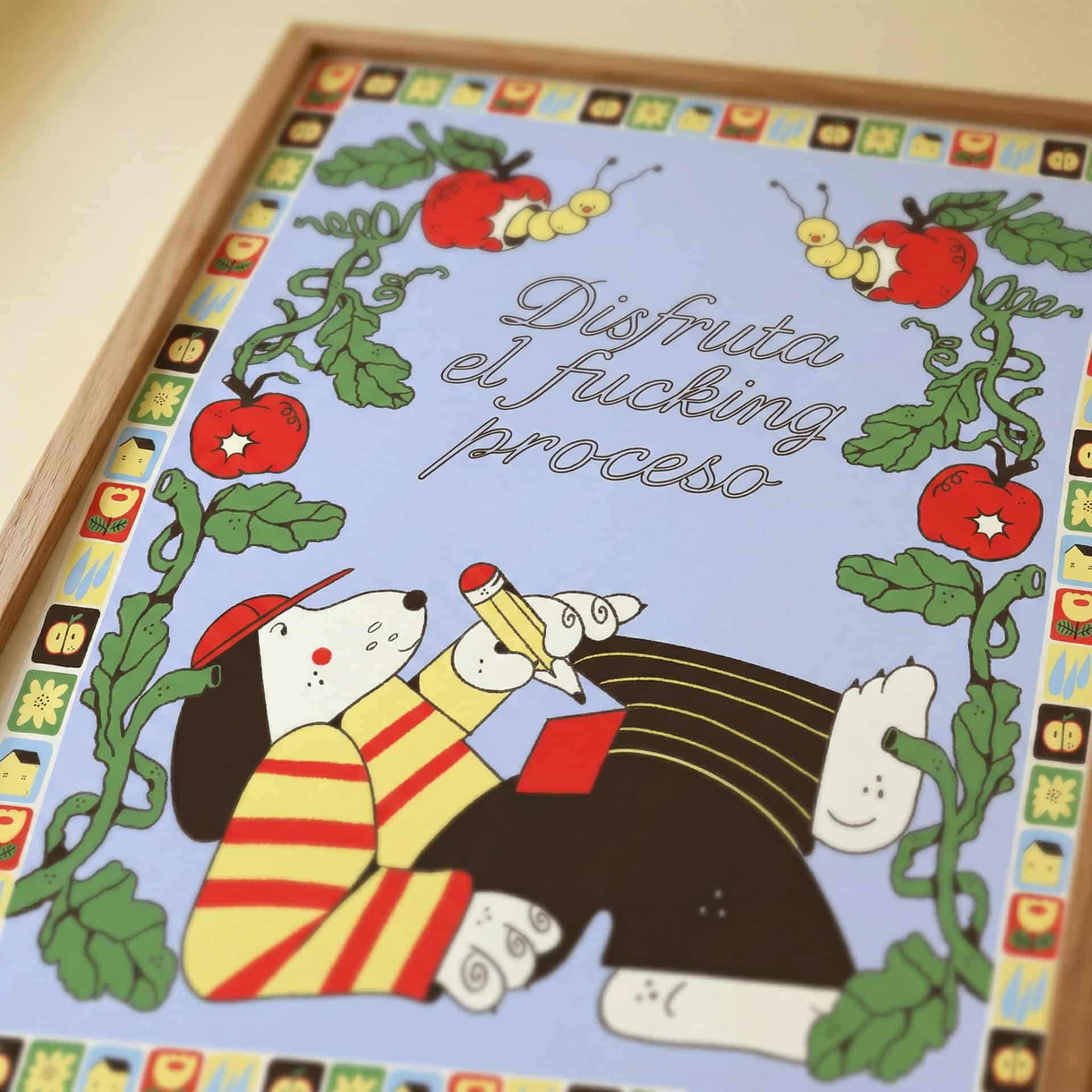 🍎✏️ Póster Disfruta el fucking proceso - miniatura 2