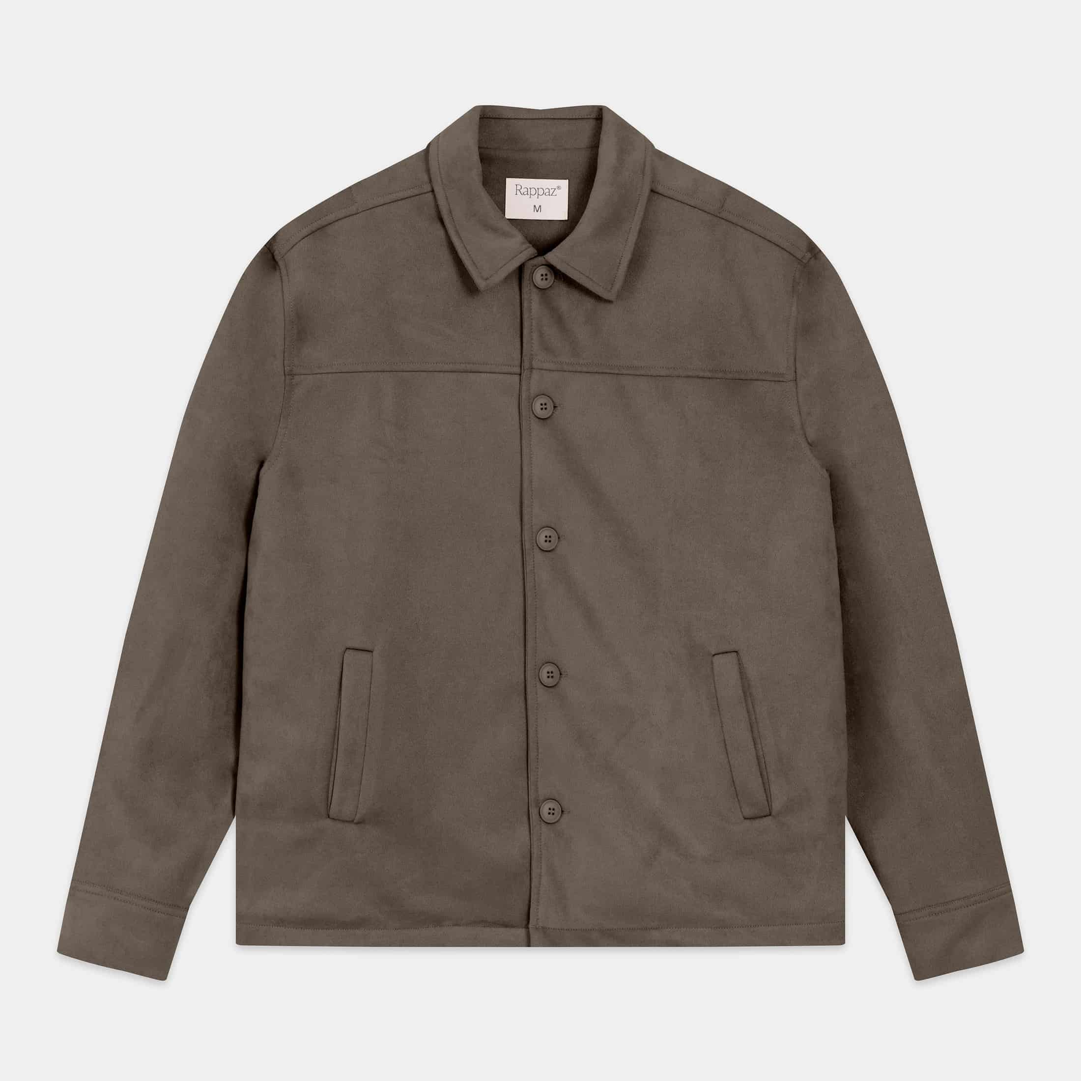 Suede Classic Jacket Verde Militar - miniatura 1