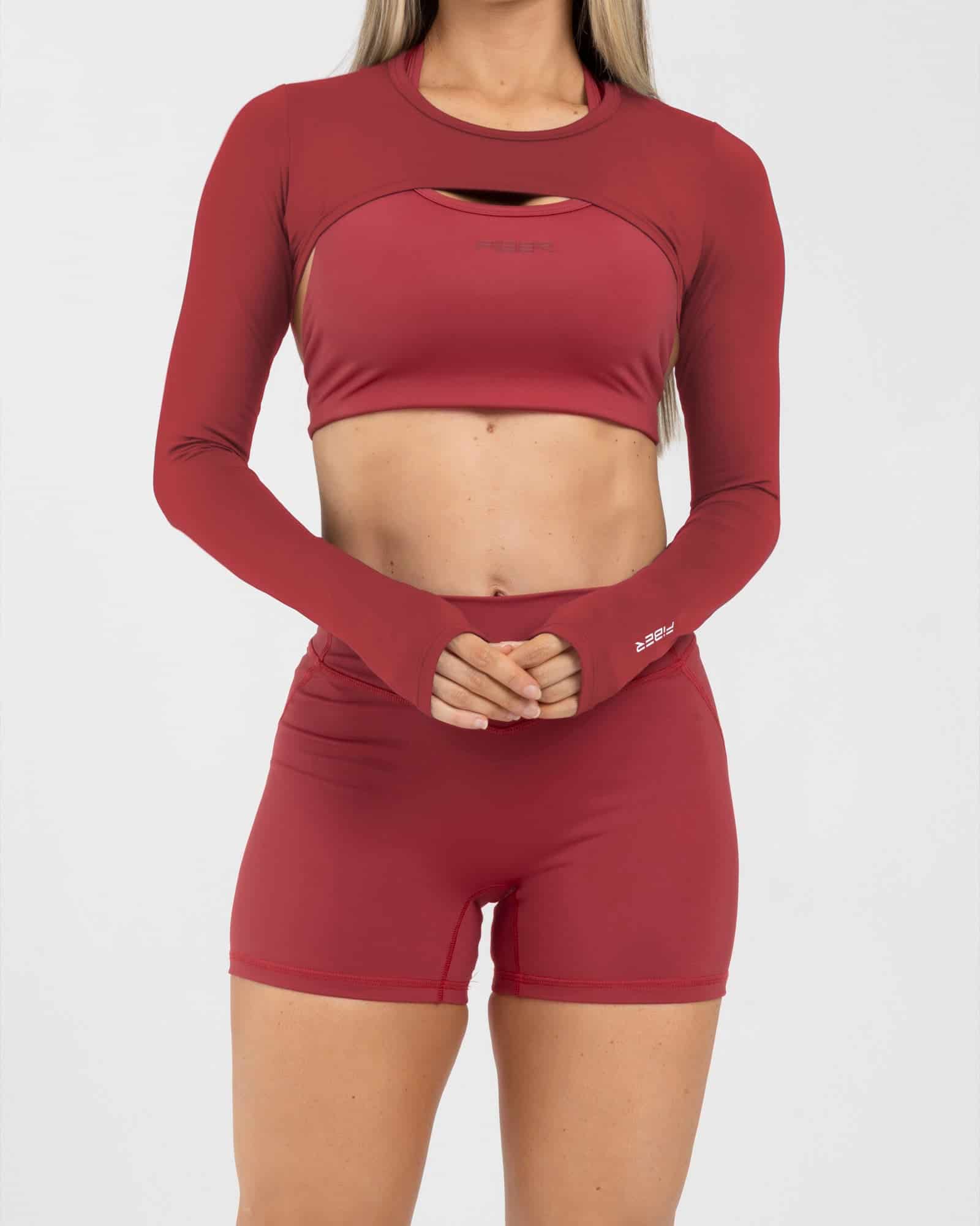 Top complemento match rojo FIBER - miniatura 4