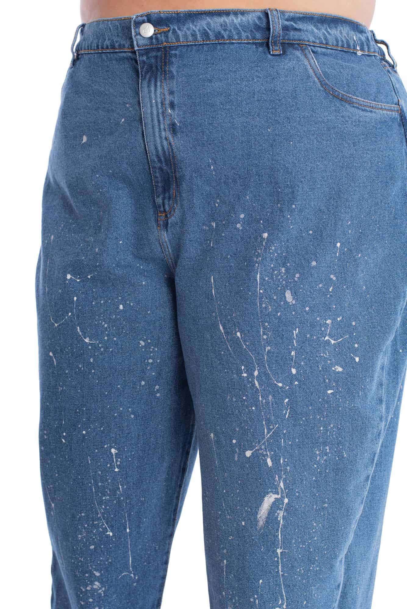 Jean Boyfriend Azul Medio Plata 377 - miniatura 3