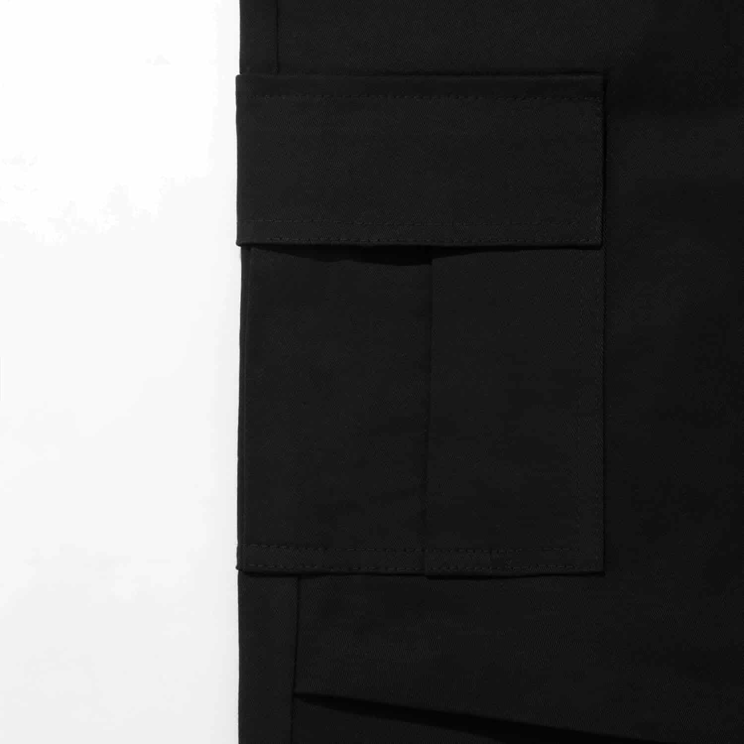 Classic Drill Jogger - Black - miniatura 6