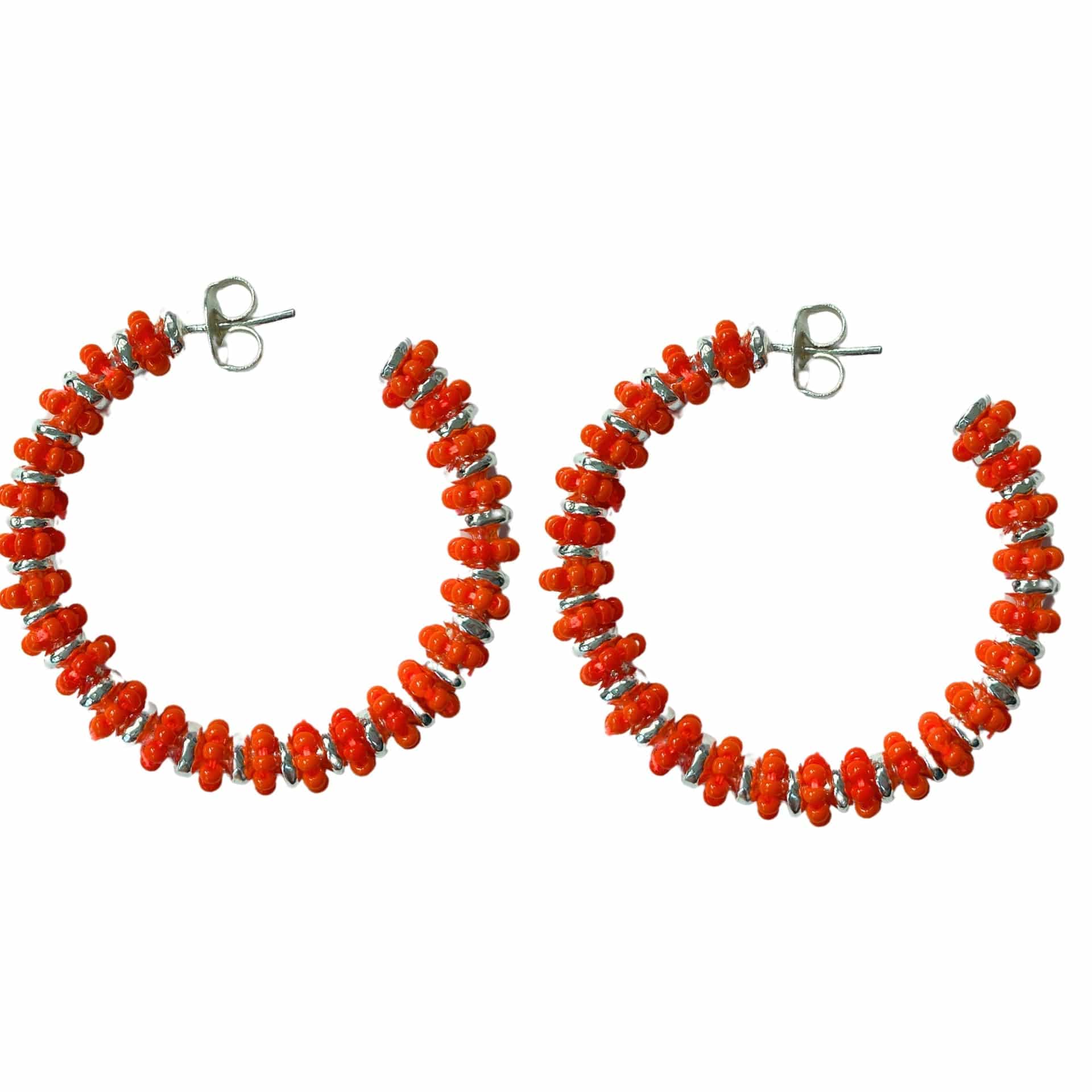 Formation Beaded Maxi Hoops - miniatura 11