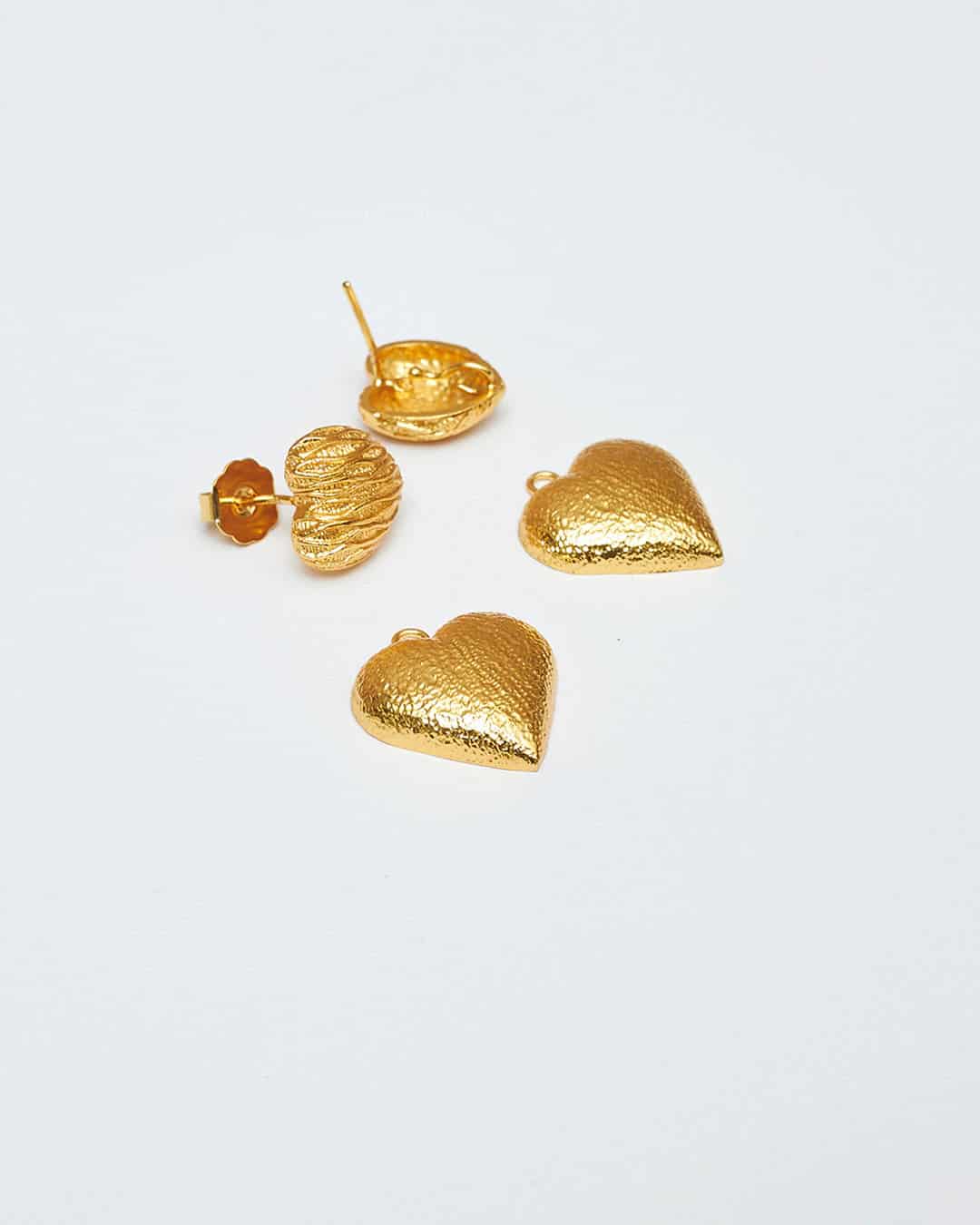 Double Heart Earrings - miniatura 2