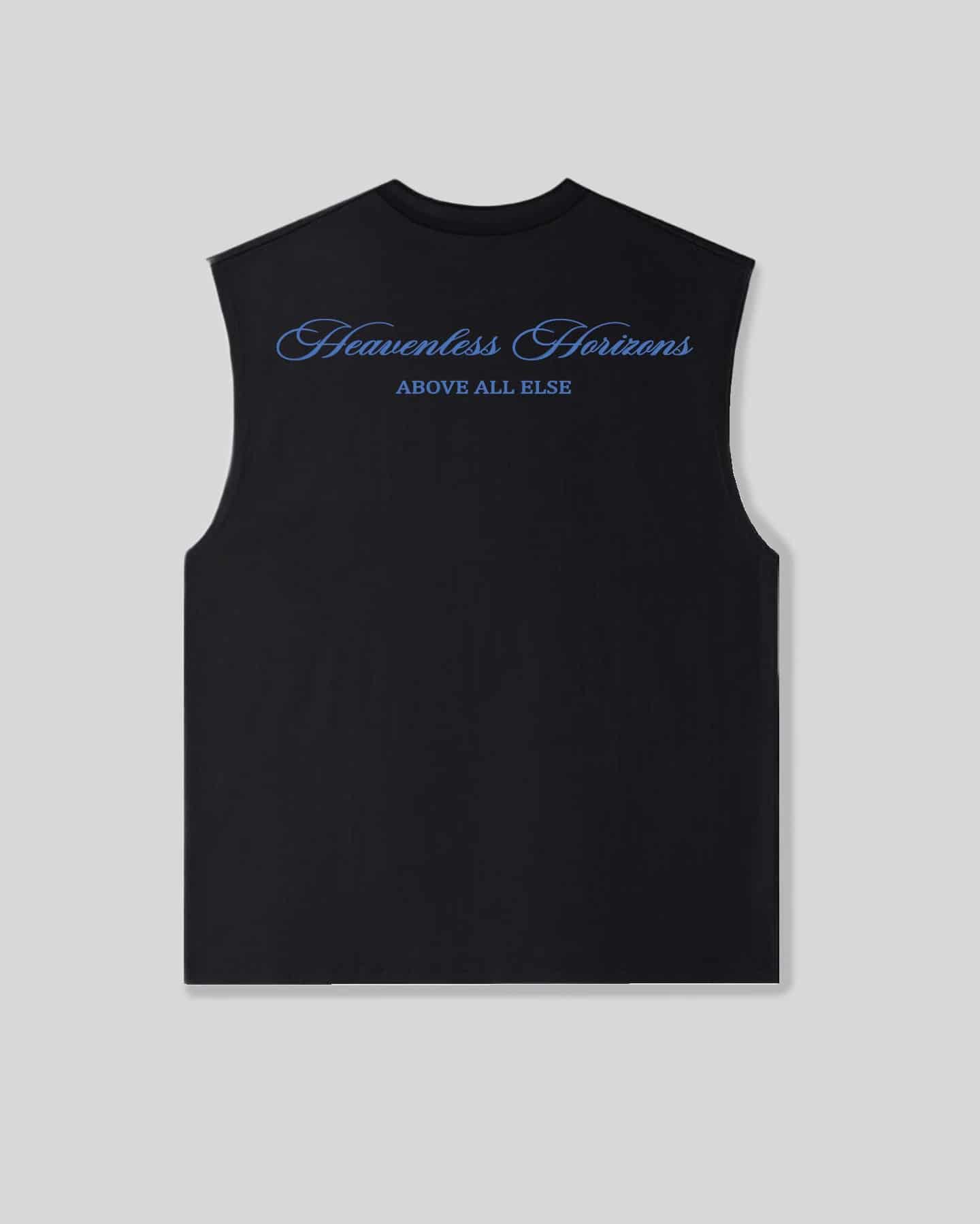 Oversized Sleeveless Higher Still Black - miniatura 2