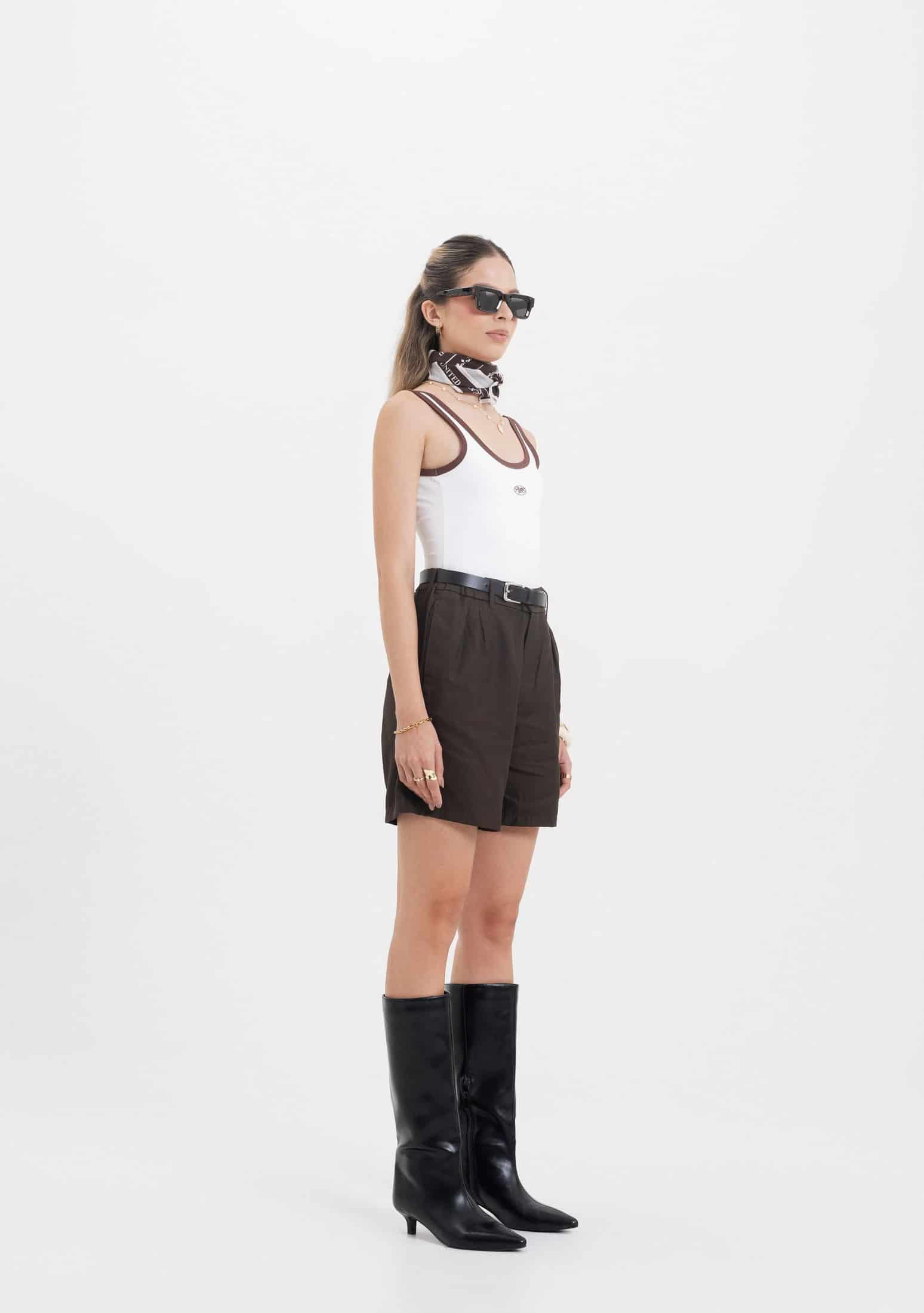 Across The Lines Ivory Tank Top - miniatura 4