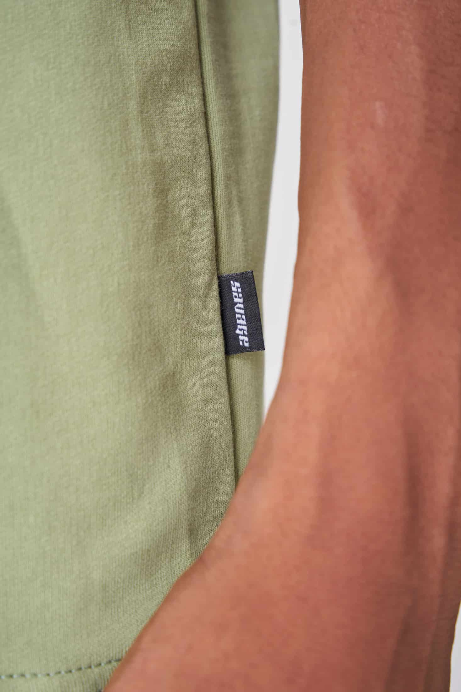 CAMISETA 300 GRAMOS 100% ALGODÓN VERDE CLARO - miniatura 3