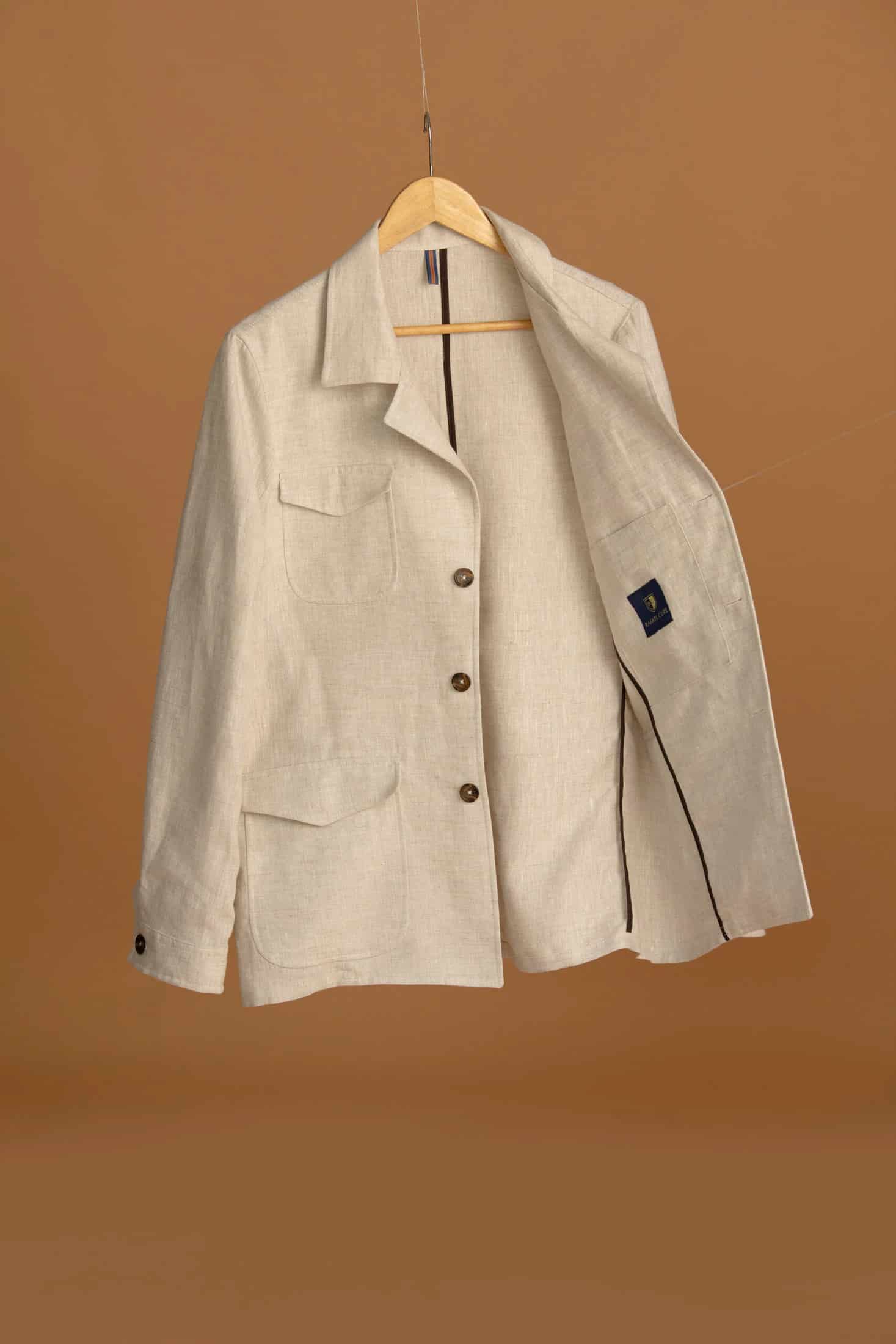 Chaqueta Safari Lino Arena - miniatura 6