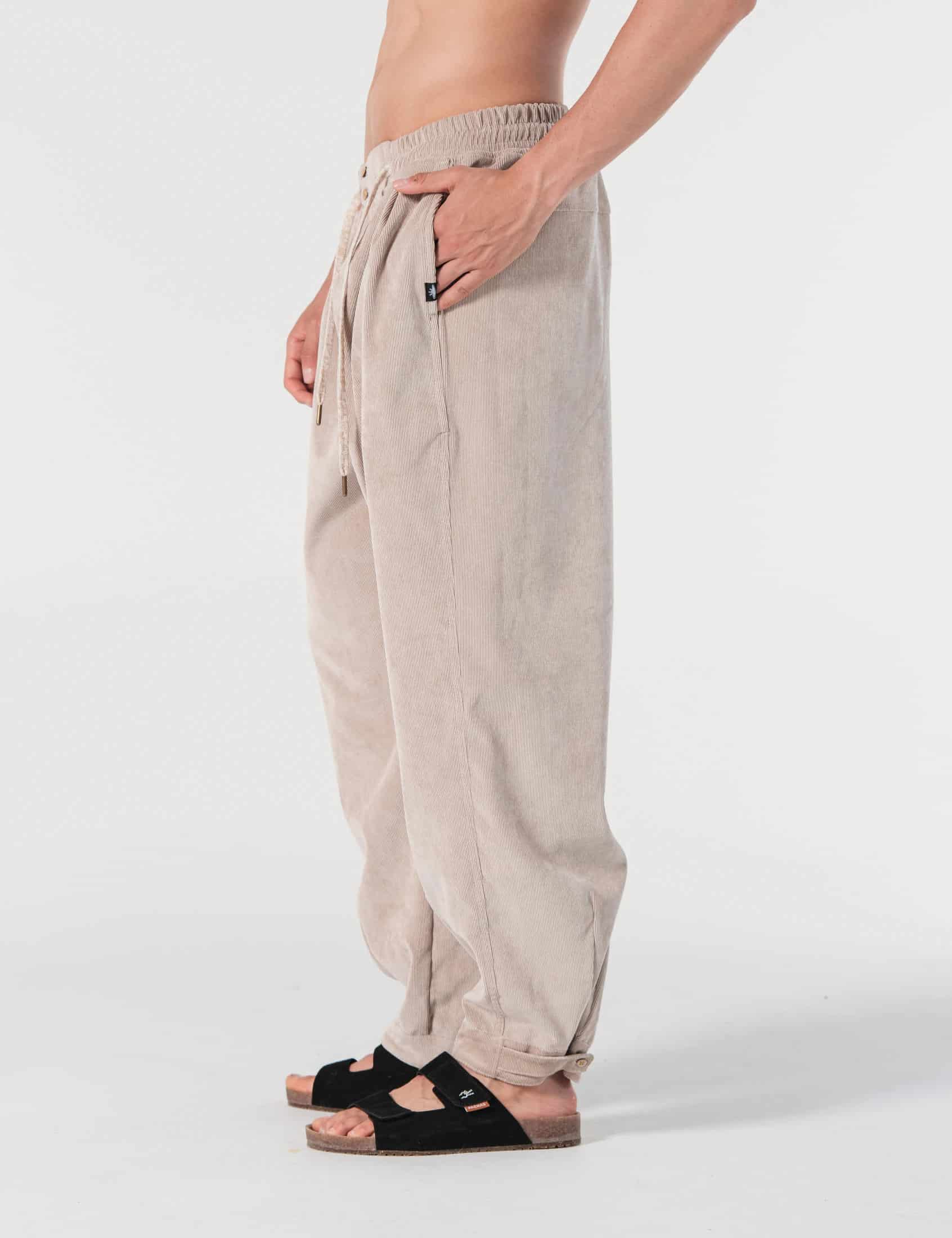 Pantalón Baggy Loose Fit Conexion Beige Hombre - miniatura 5