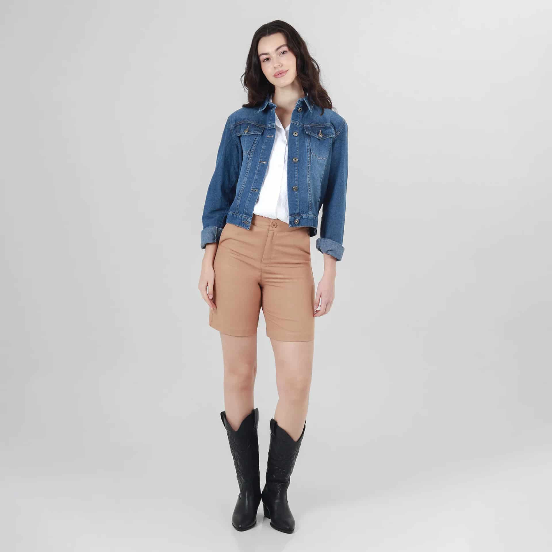 Chaqueta Denim Con Detalle - miniatura 4
