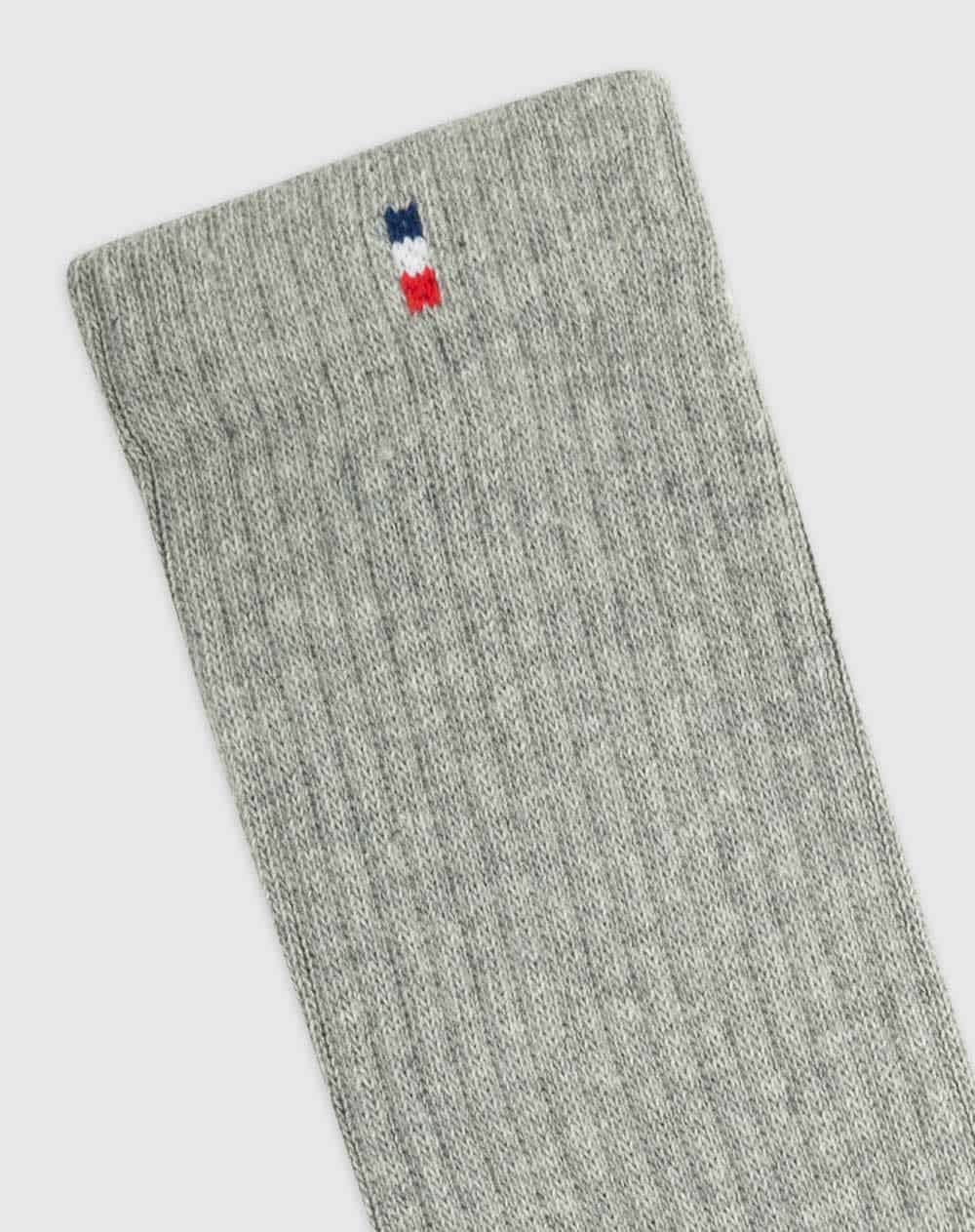 Medias hombre largas acolchadas pack x3 grises - miniatura 2