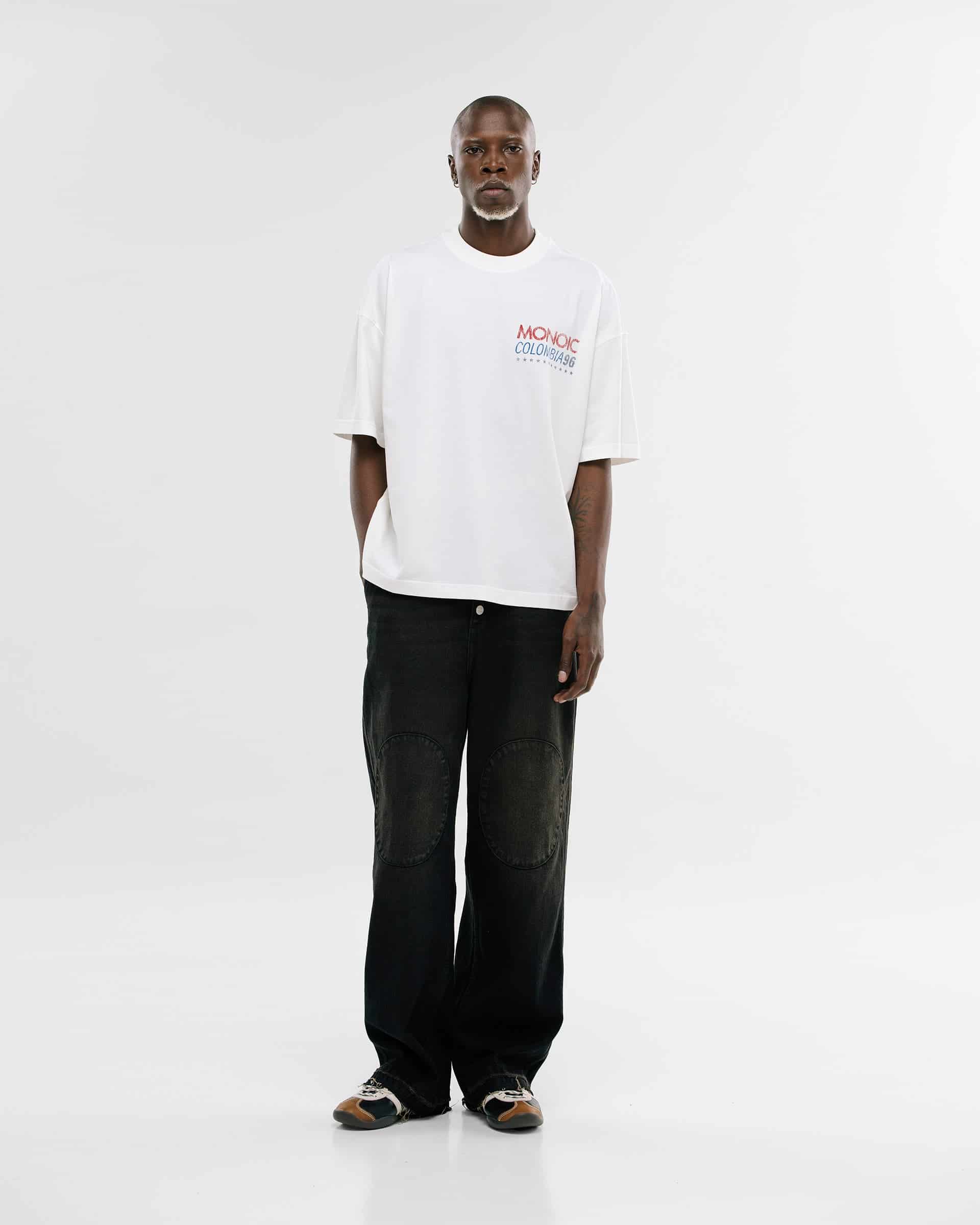 Camiseta Boxy Fit MONOIC F.C - Off White - miniatura 6