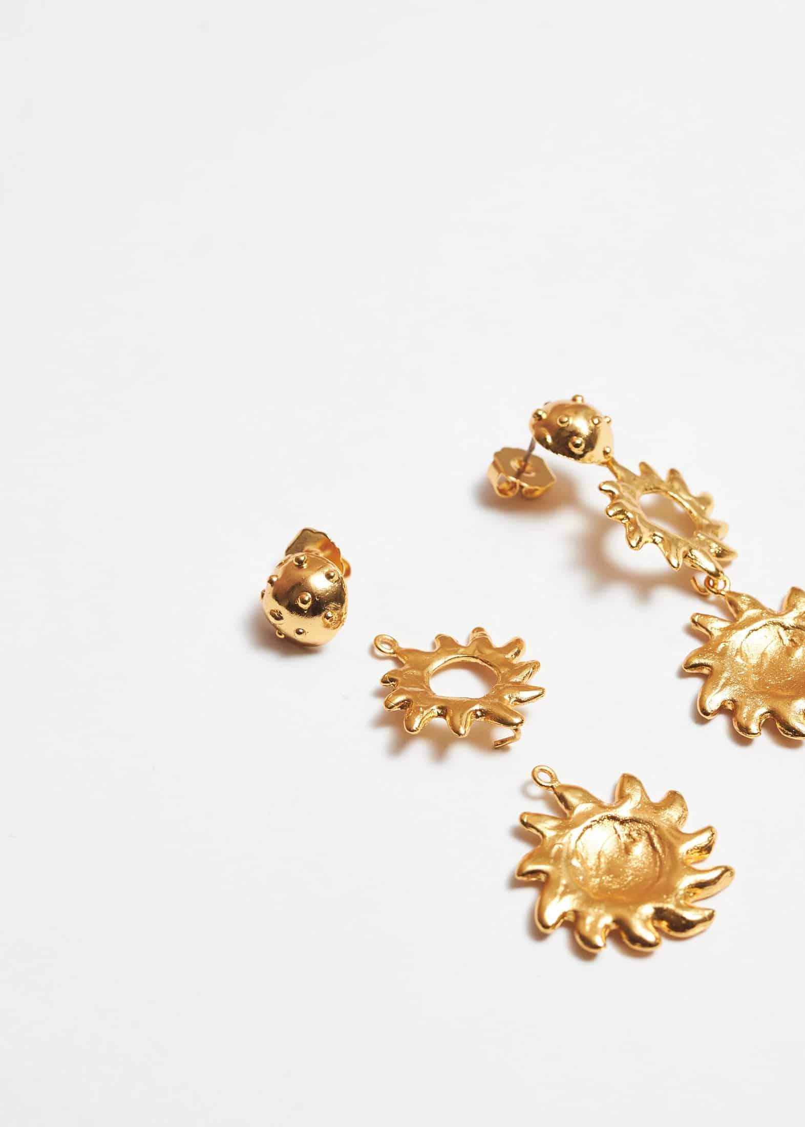 Aretes Solé Garden Dorado - miniatura 3