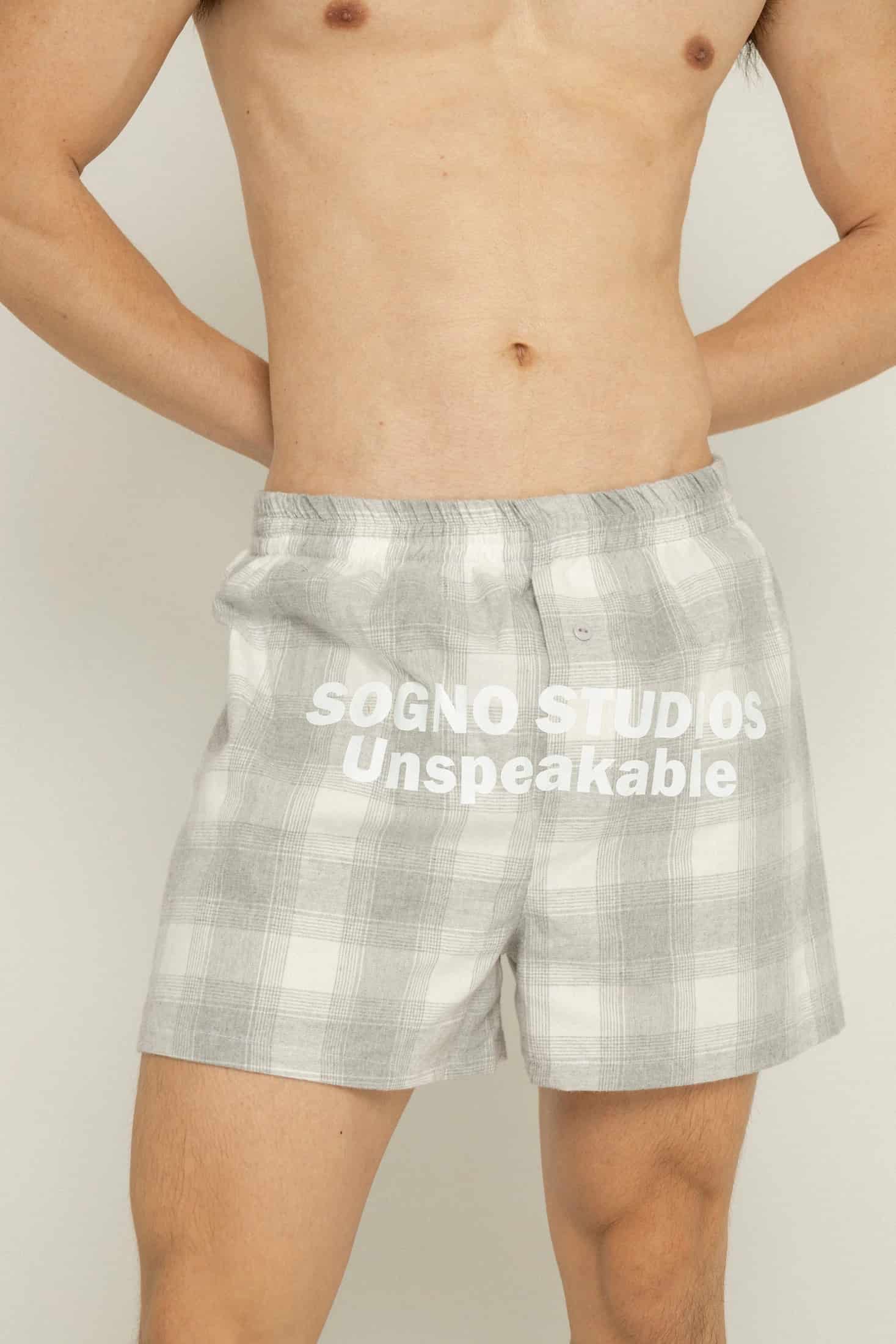 Boxer Unisex Cuadros-Gris - miniatura 7