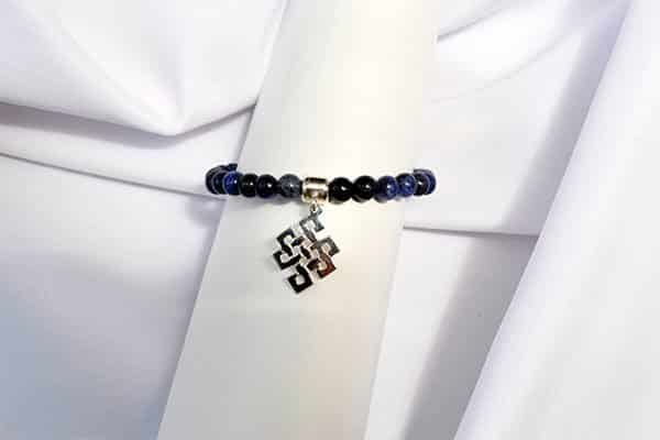 Pulsera Sodalita dije infinito - miniatura 2