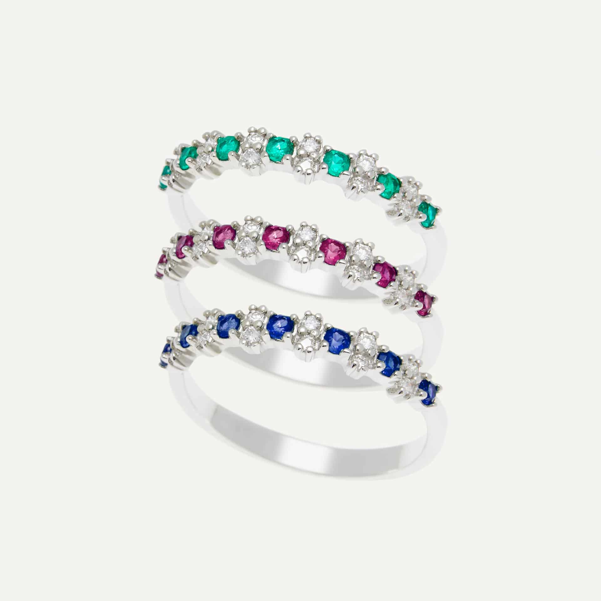 Anillo Doble chaton - miniatura 1