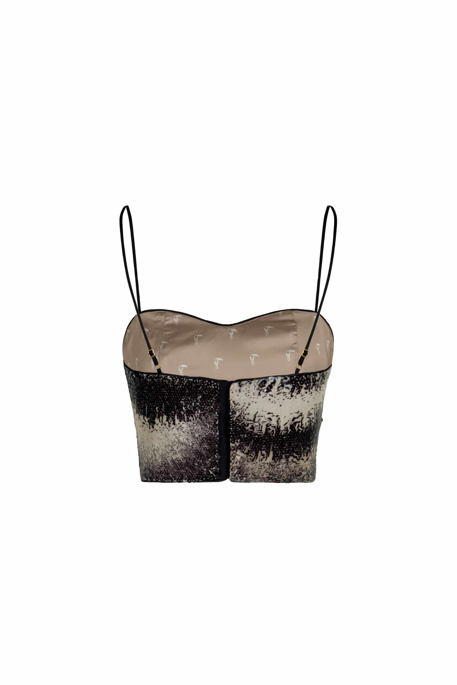 Baracoa Sequins Crop Top / Black - miniatura 3