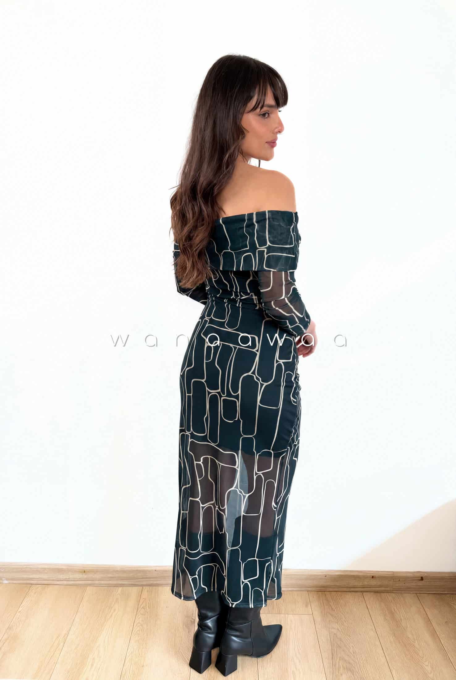 VESTIDO DILAY CÚBICO - miniatura 5