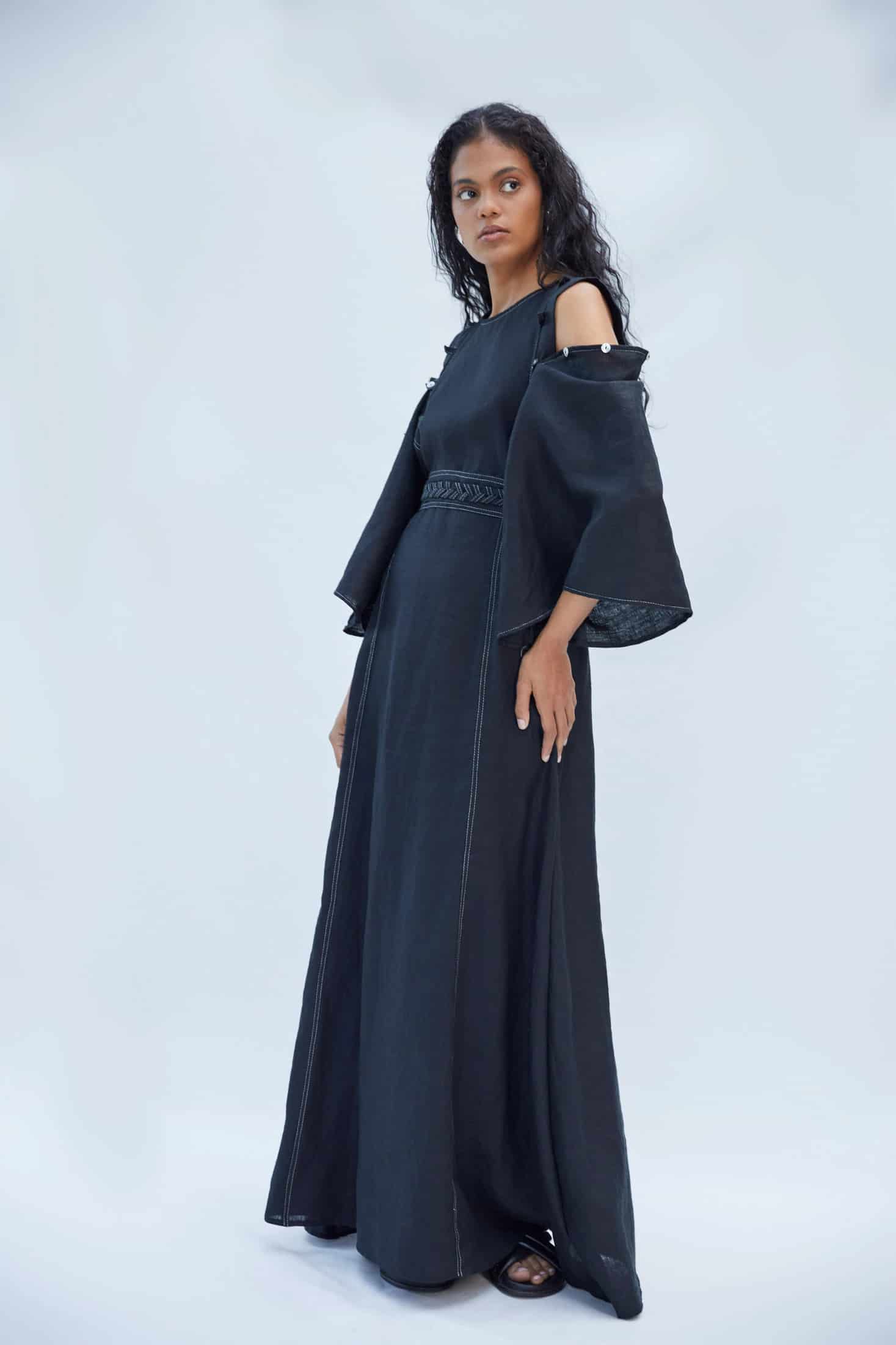 JULY DRESS BLACK - miniatura 2