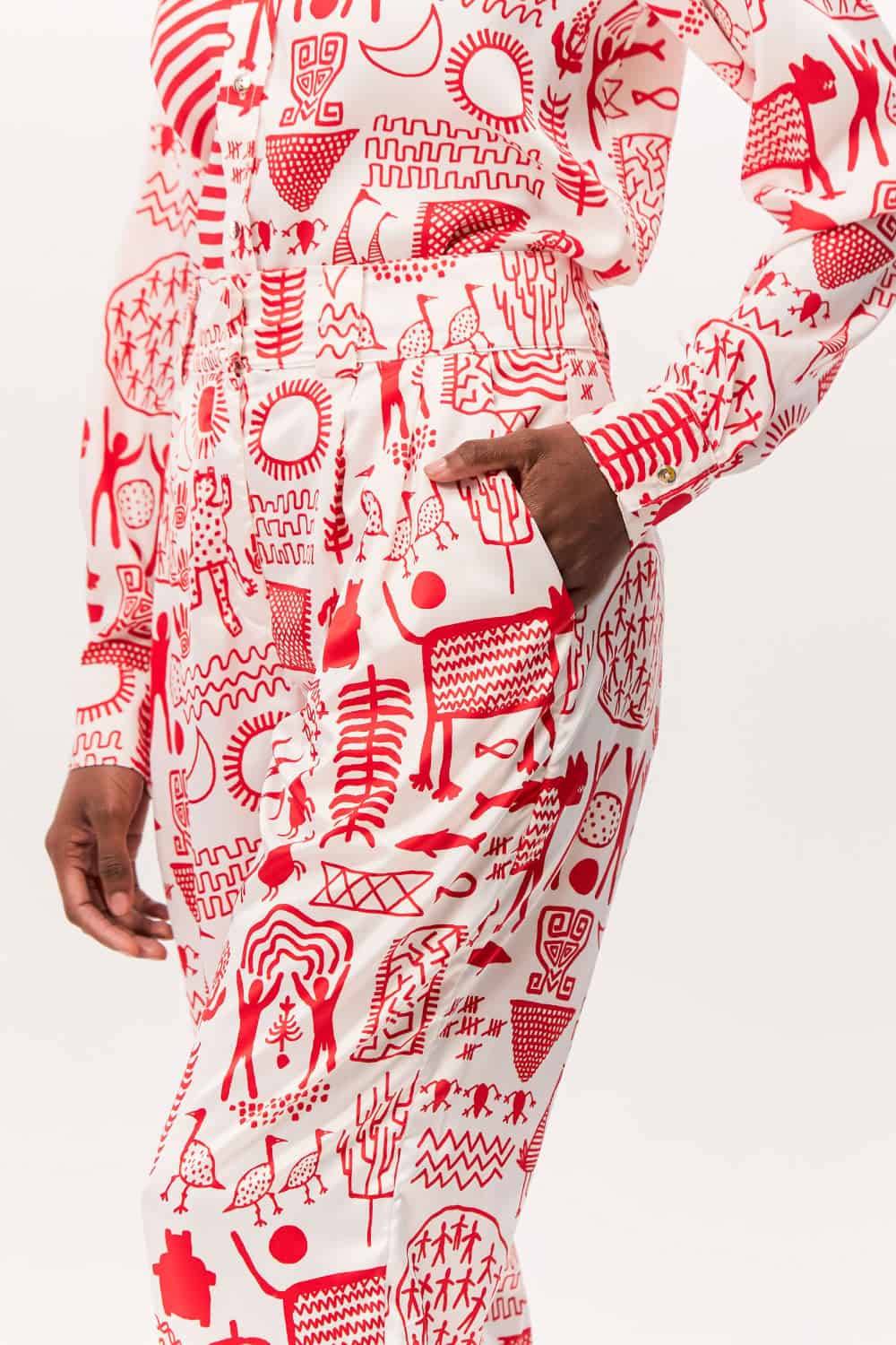 Pantalón Unisex / Estampado Rupestre - miniatura 4