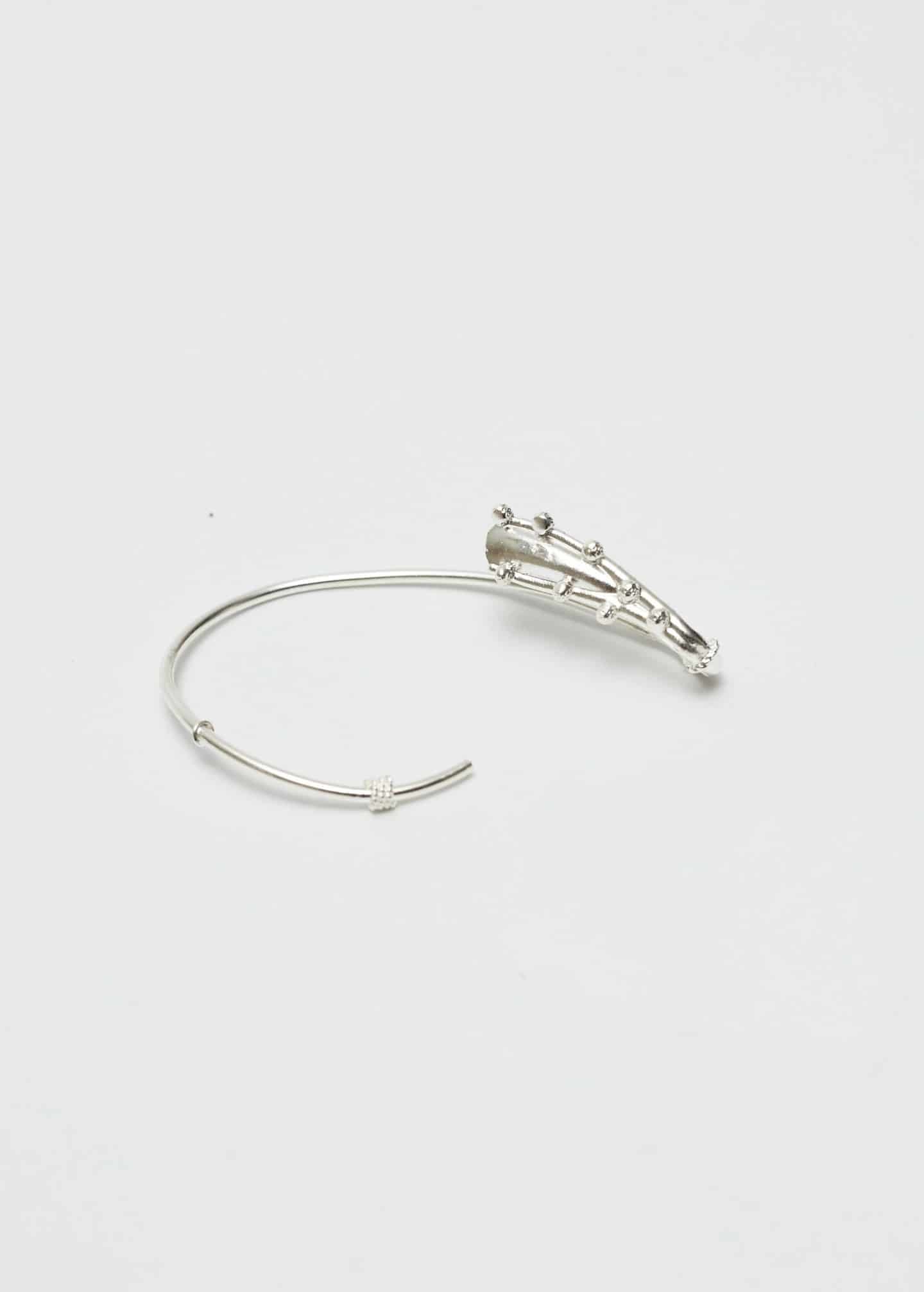 Earcuff Estambre Plata - miniatura 1