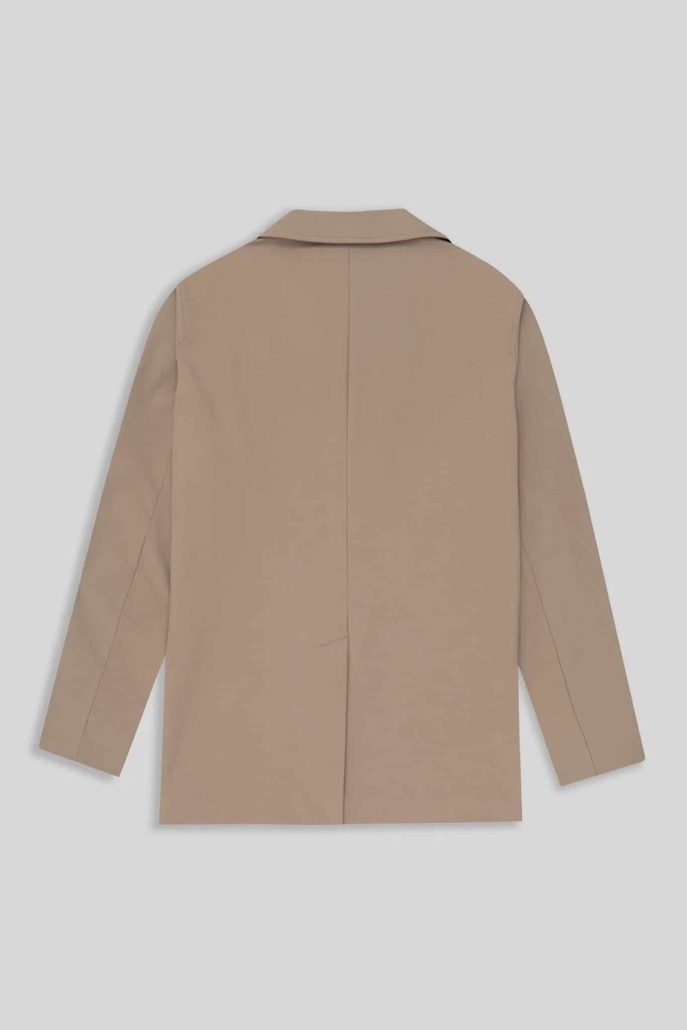 men’s mixed fabric camel luciano coat - miniatura 3
