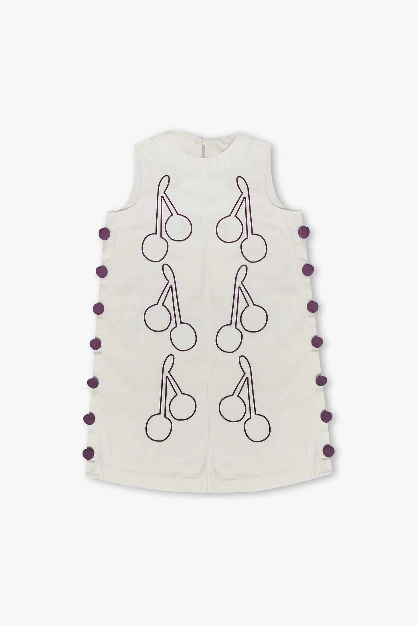 Vestido Anfitriona Cherries Crudo - miniatura 15