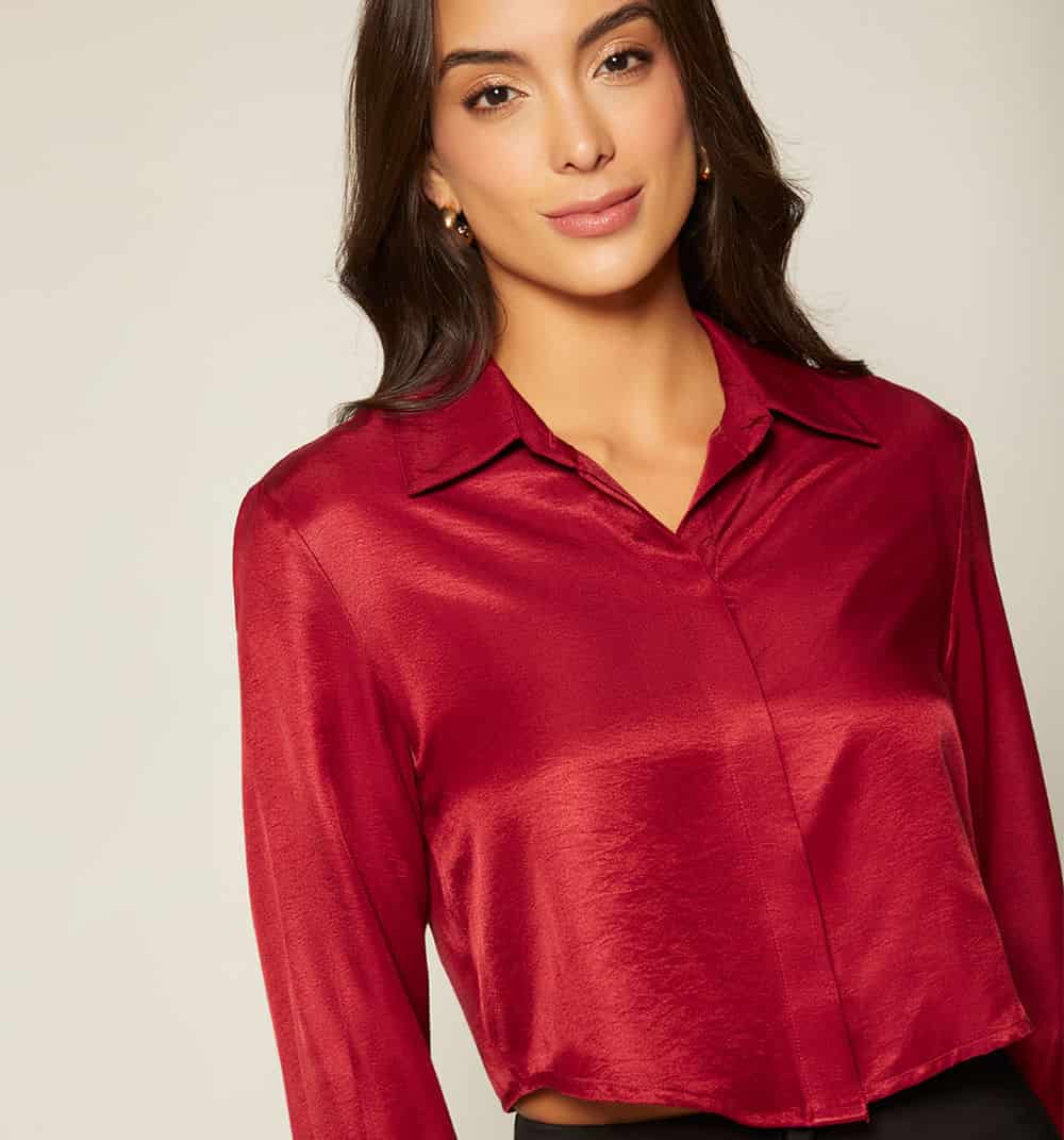 Blusa camisera boxy - miniatura 1