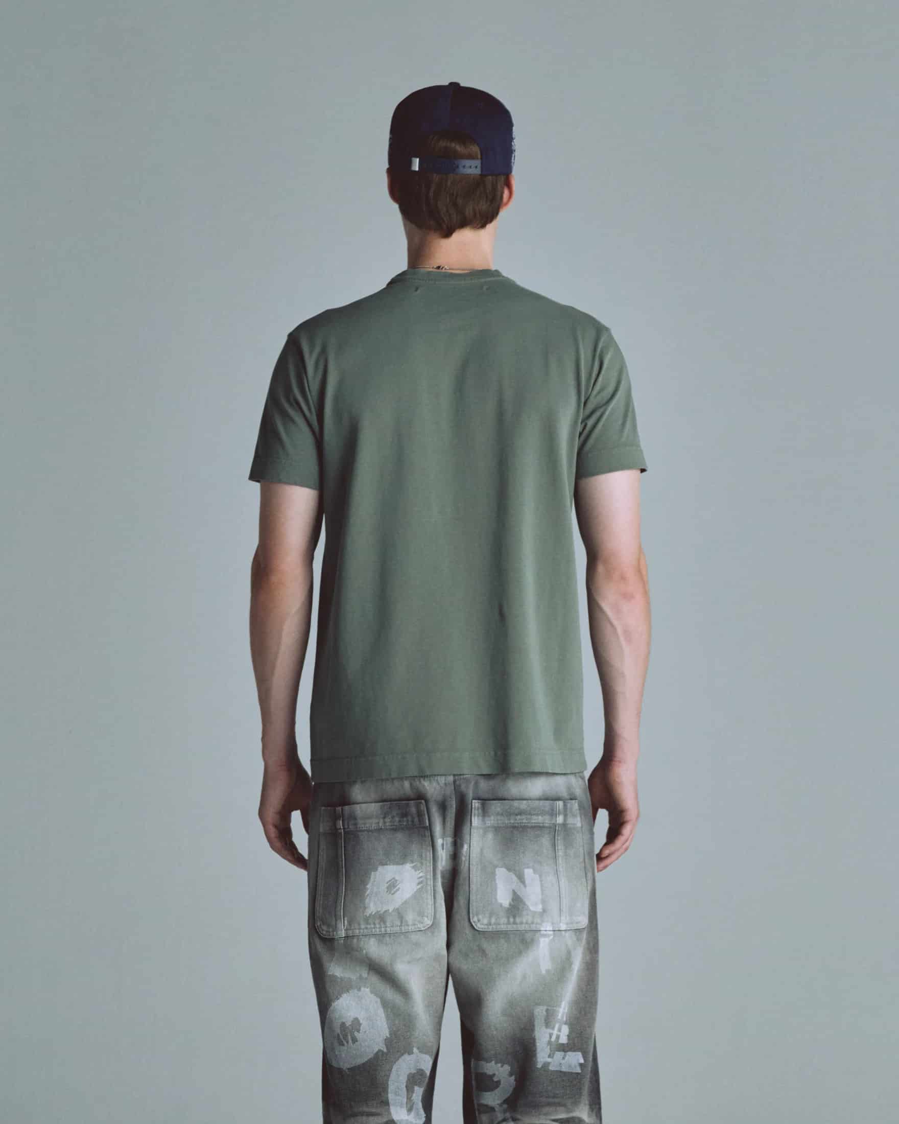 Basics Undergold Company Regular Fit Tshirt Olive Green - miniatura 14