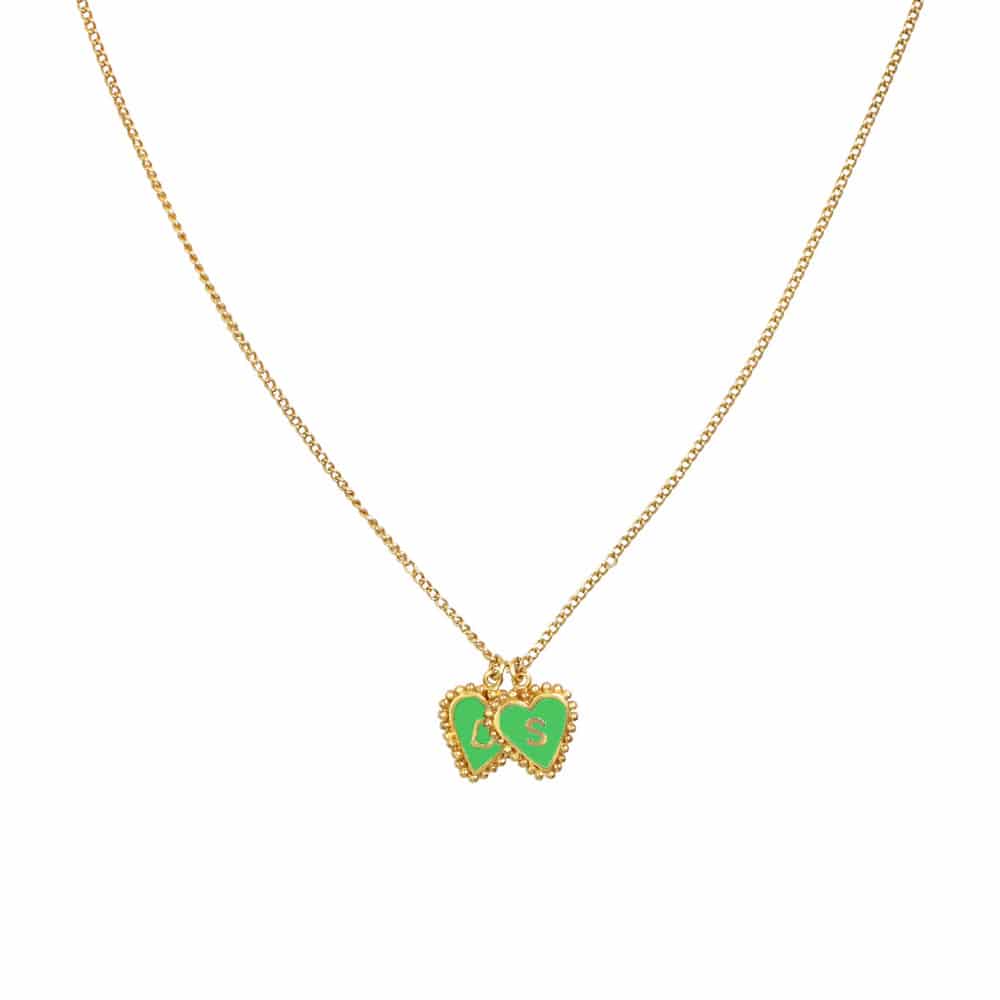 PreOrder Cadena 2 Letras Heart - miniatura 9