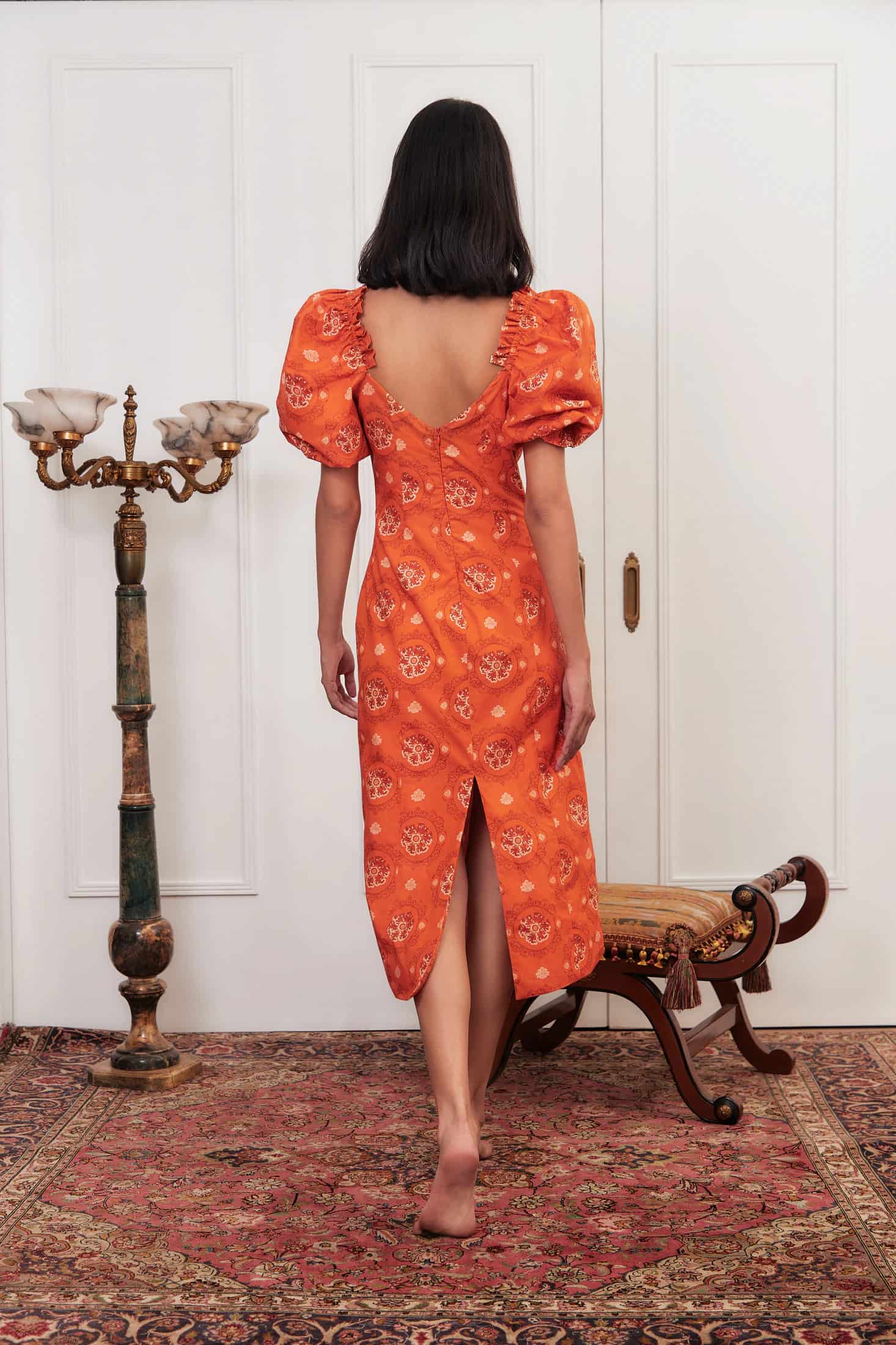 Semilla de Girasol Midi Dress - miniatura 4