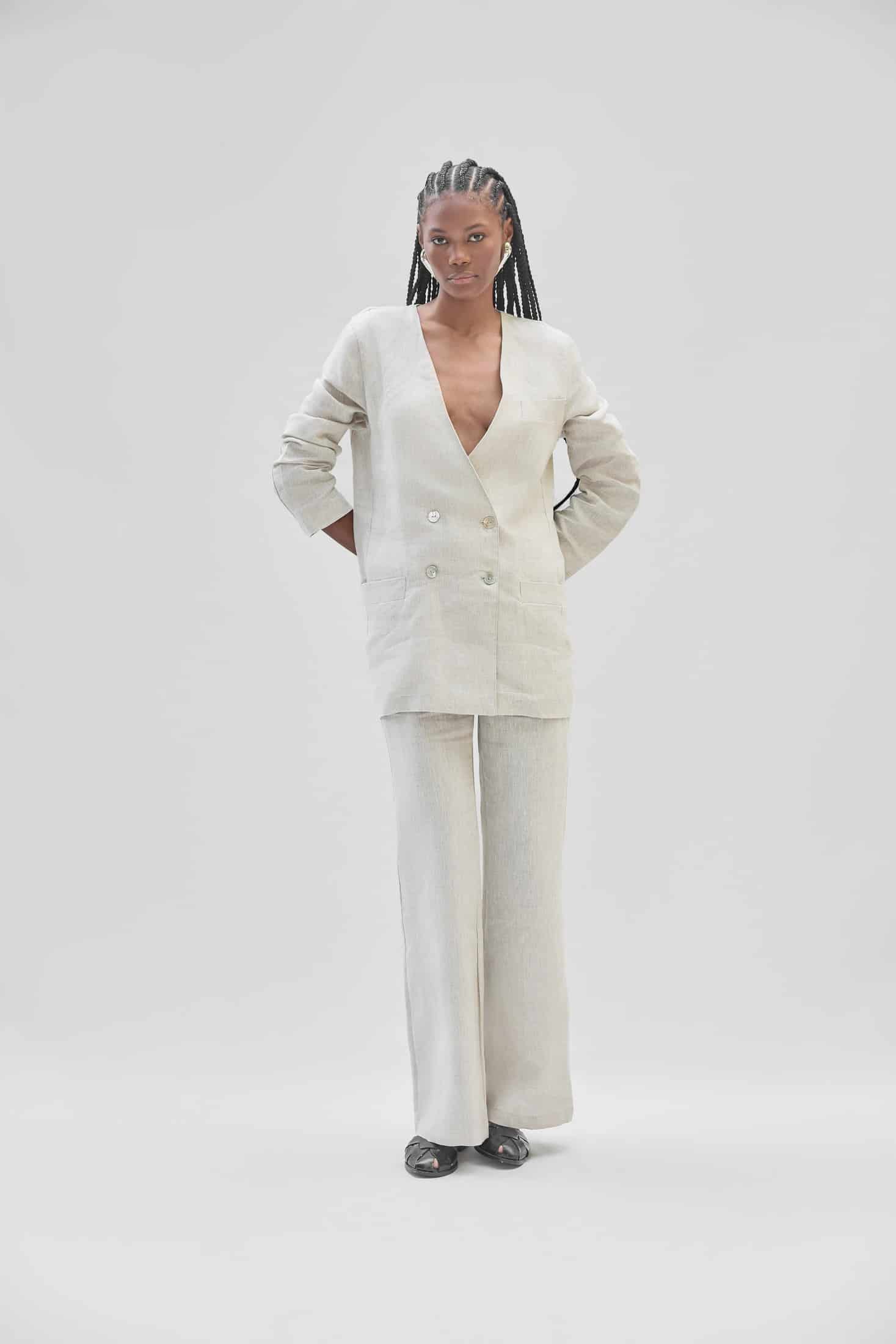 VAL PANTS NATURAL - miniatura 1