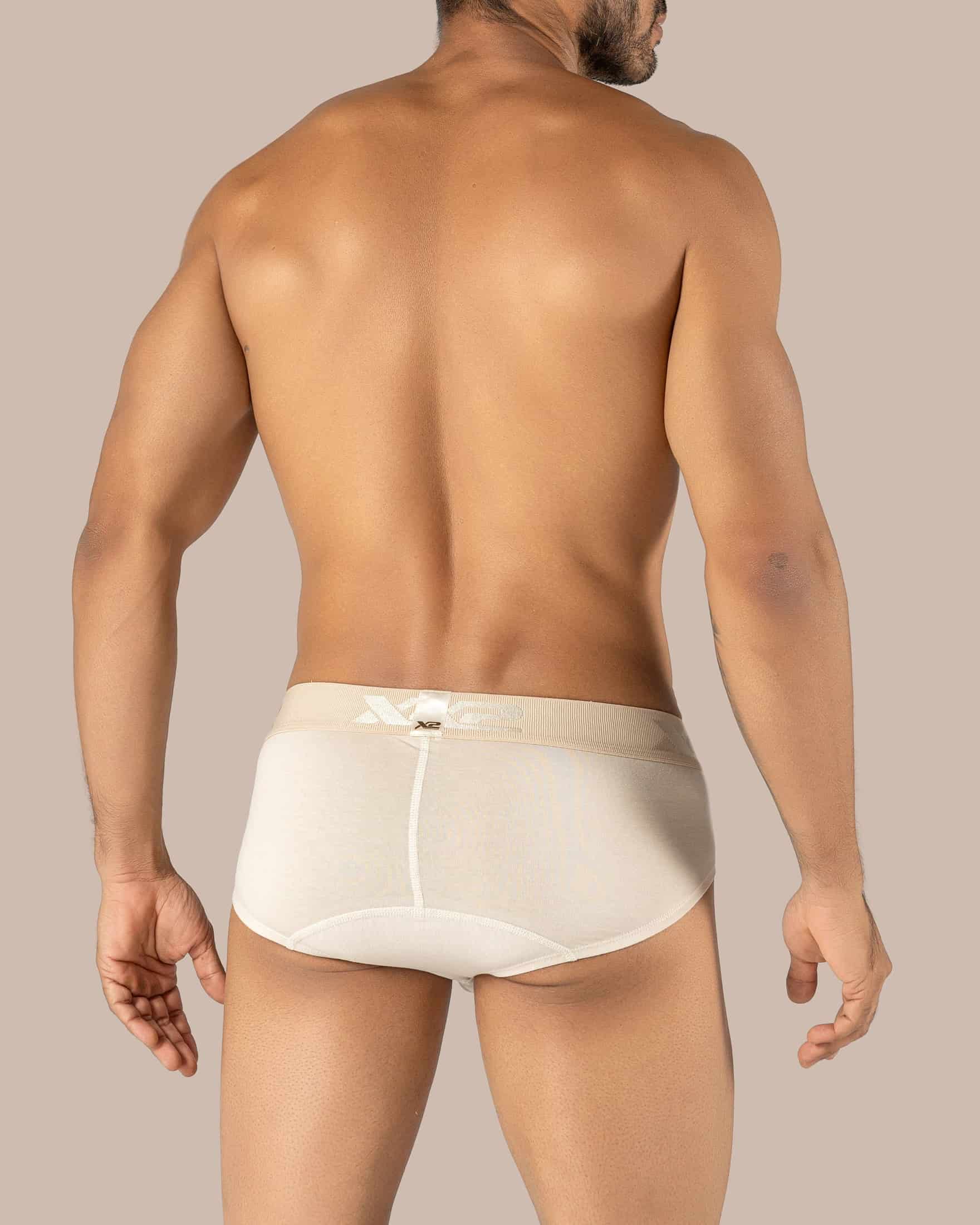 Brief Torino Algodón Beige X2 - miniatura 2