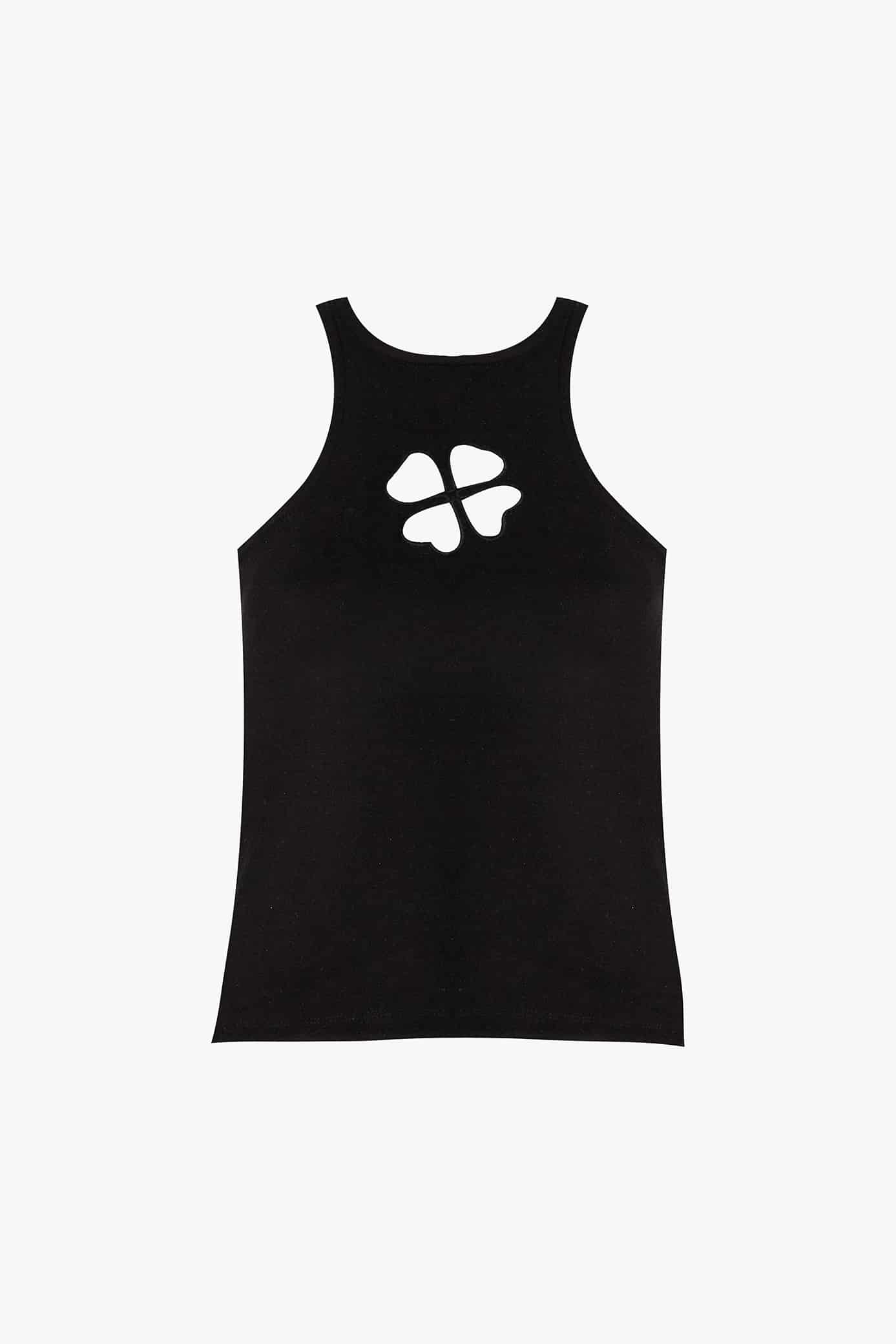 Trébol Tank Top Negro - miniatura 6