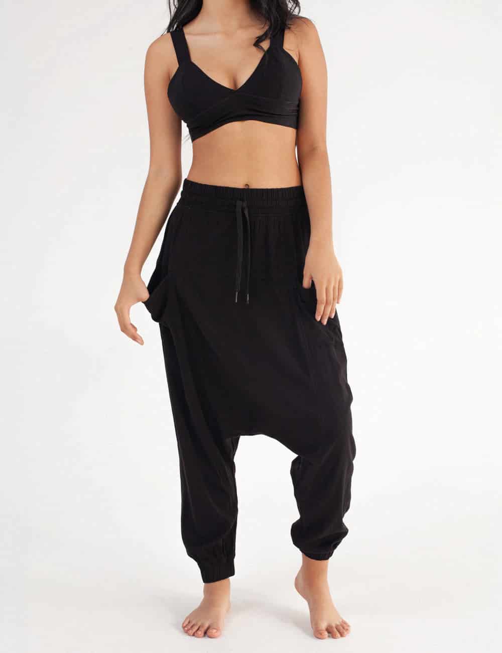 Pantalón Aladino negro mujer - miniatura 7