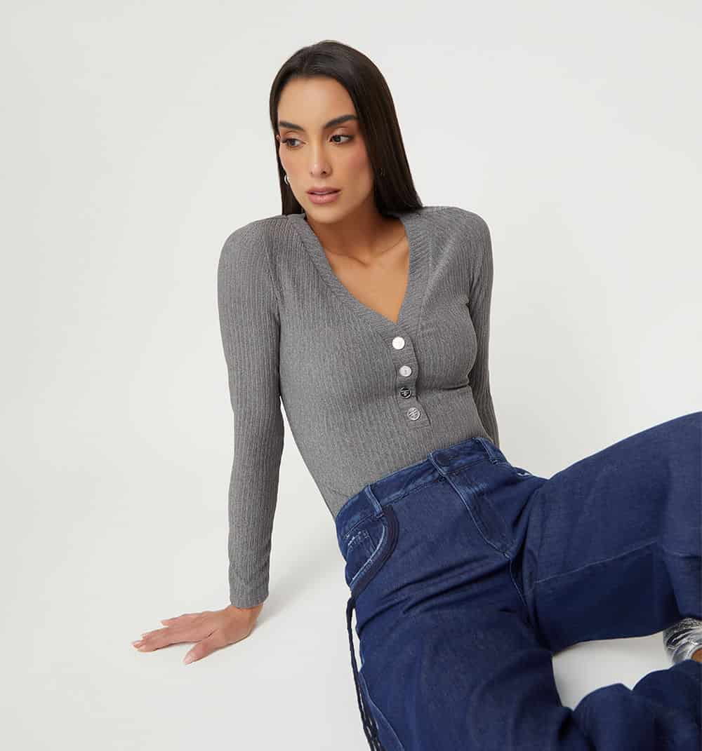 Blusa manga larga - miniatura 5
