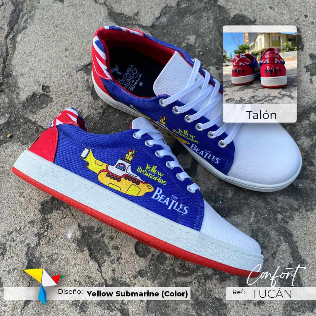 Yellow Submarine (color) – Tenis TUCÁN - miniatura 1