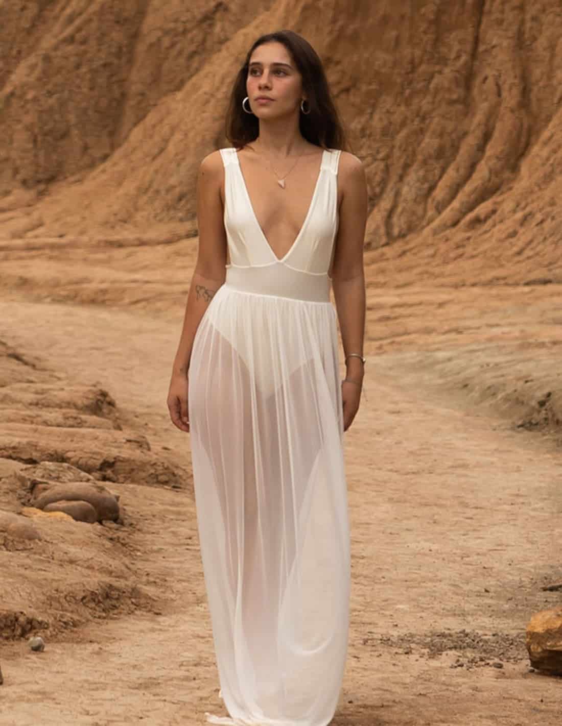 Vestido Coralito Marfil - miniatura 2