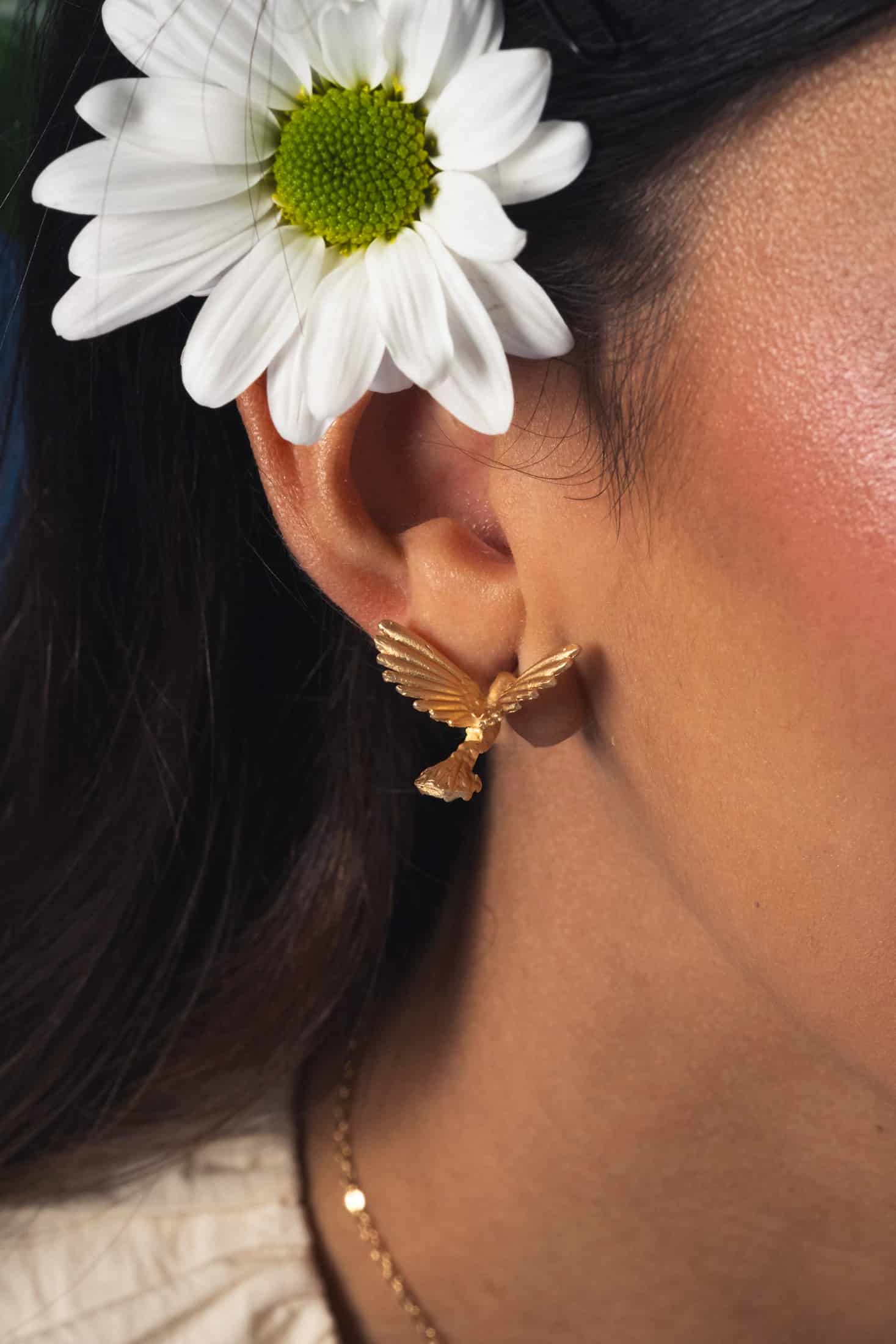 Aretes Colibrí Aliria - miniatura 4