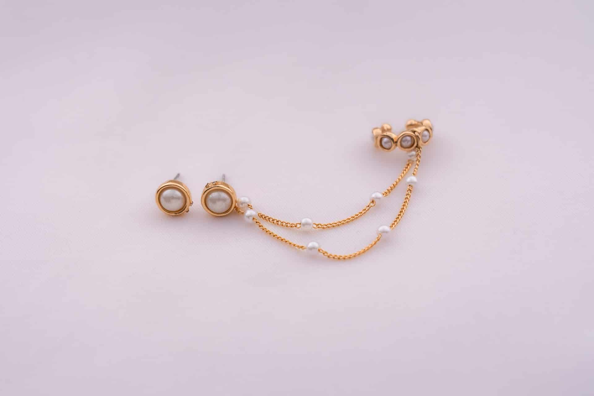 Set Arete 2 en 1 Perlas - miniatura 3