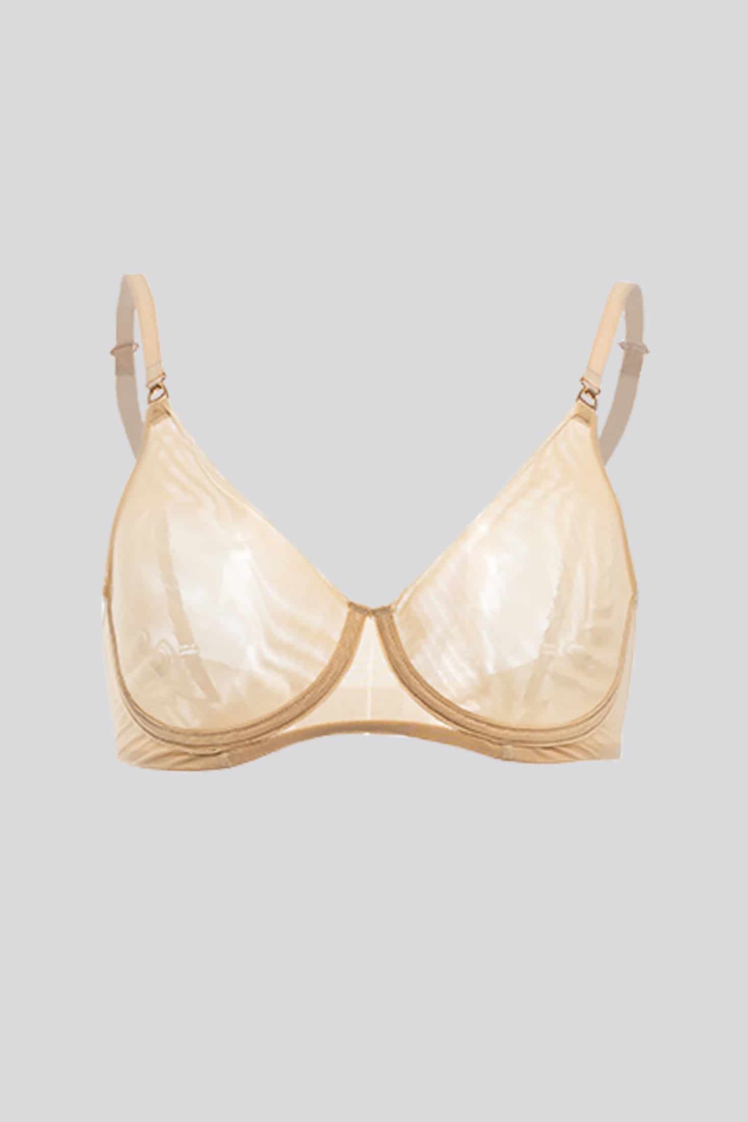 BRASIER ELLIPSE EN TUL CON ARO INVISIBLE ULTRA COMODO ALMA LIMPIA PIEL - miniatura 3