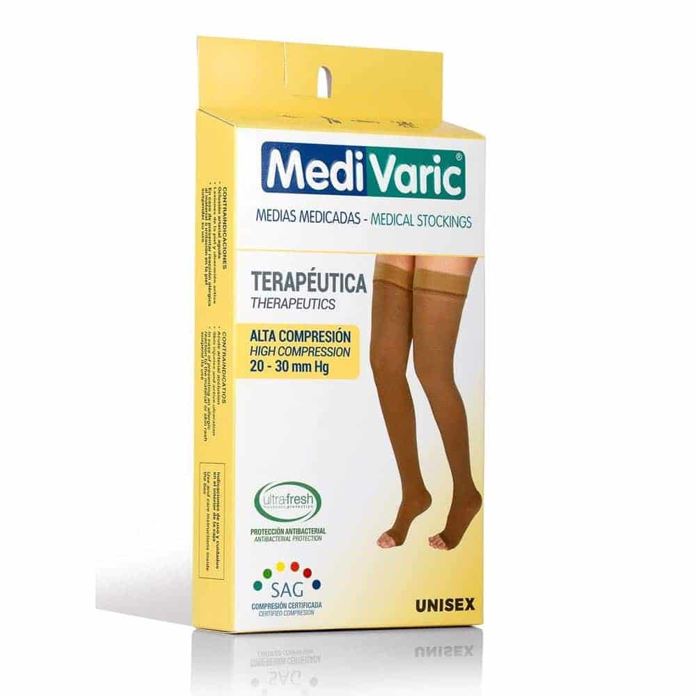 Medias Muslo Alta Compresión 20-30 mmHg - miniatura 1