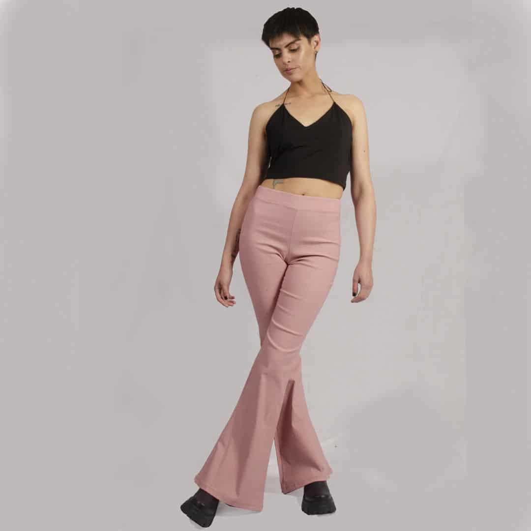 Pantalon Campana Rosa - miniatura 1