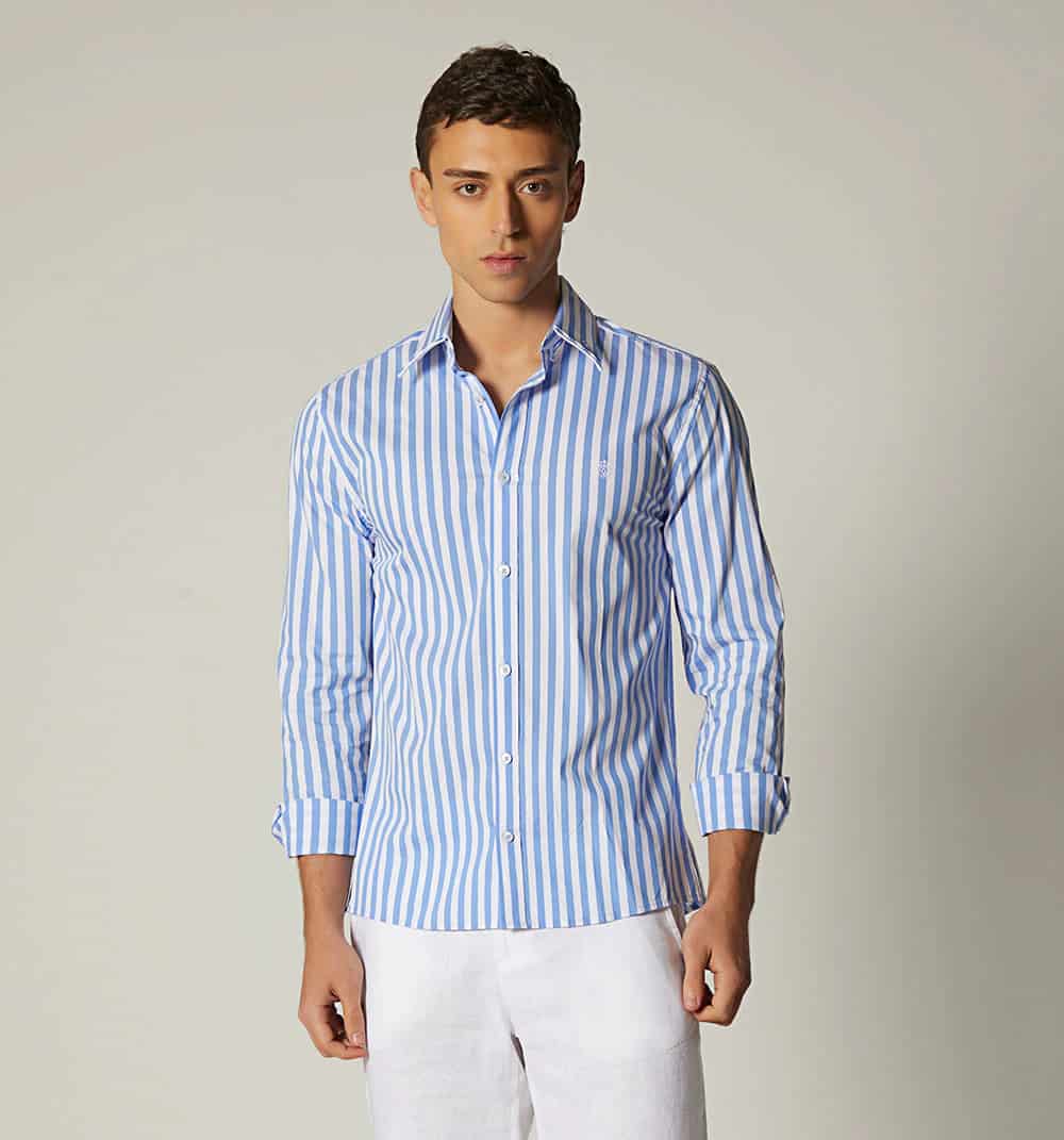 Camisa para hombre con botón down - miniatura 2