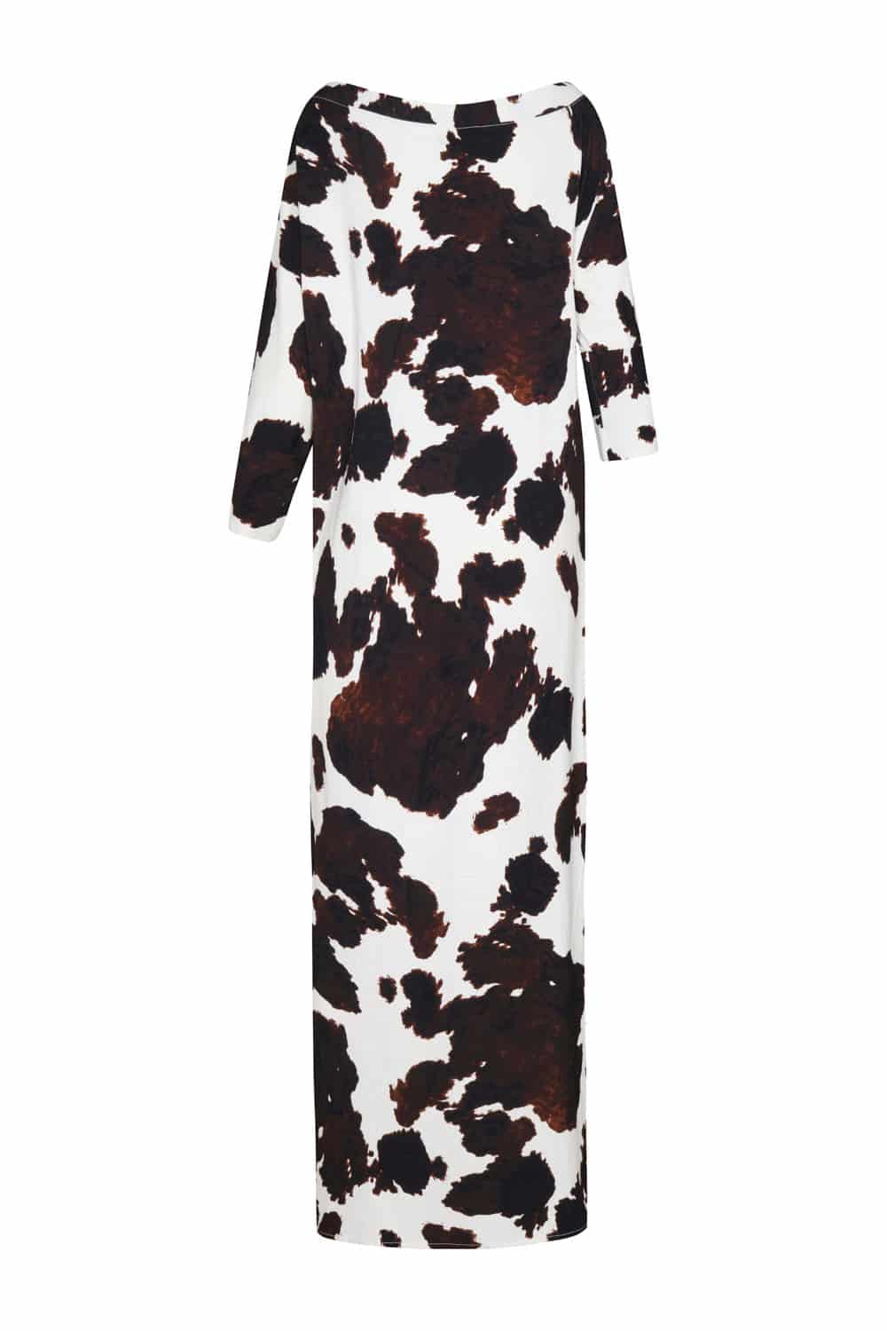 Vestido monaco ivory coffee - miniatura 5