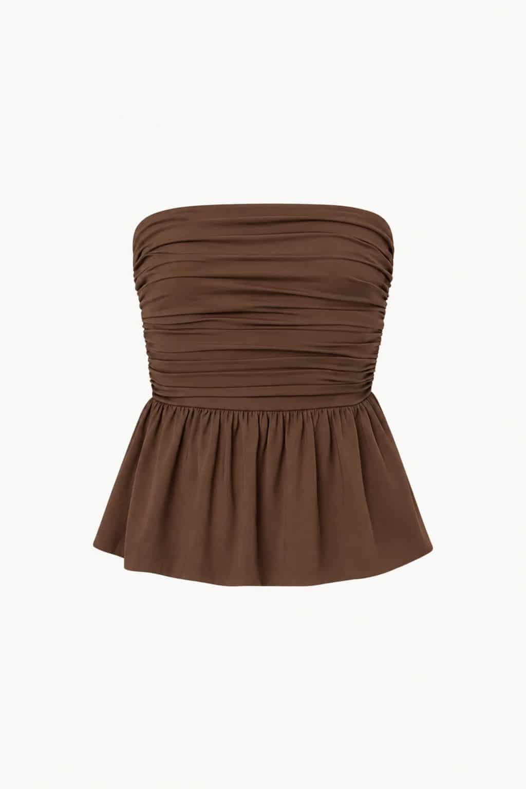 Mia Blouse in brown - miniatura 1