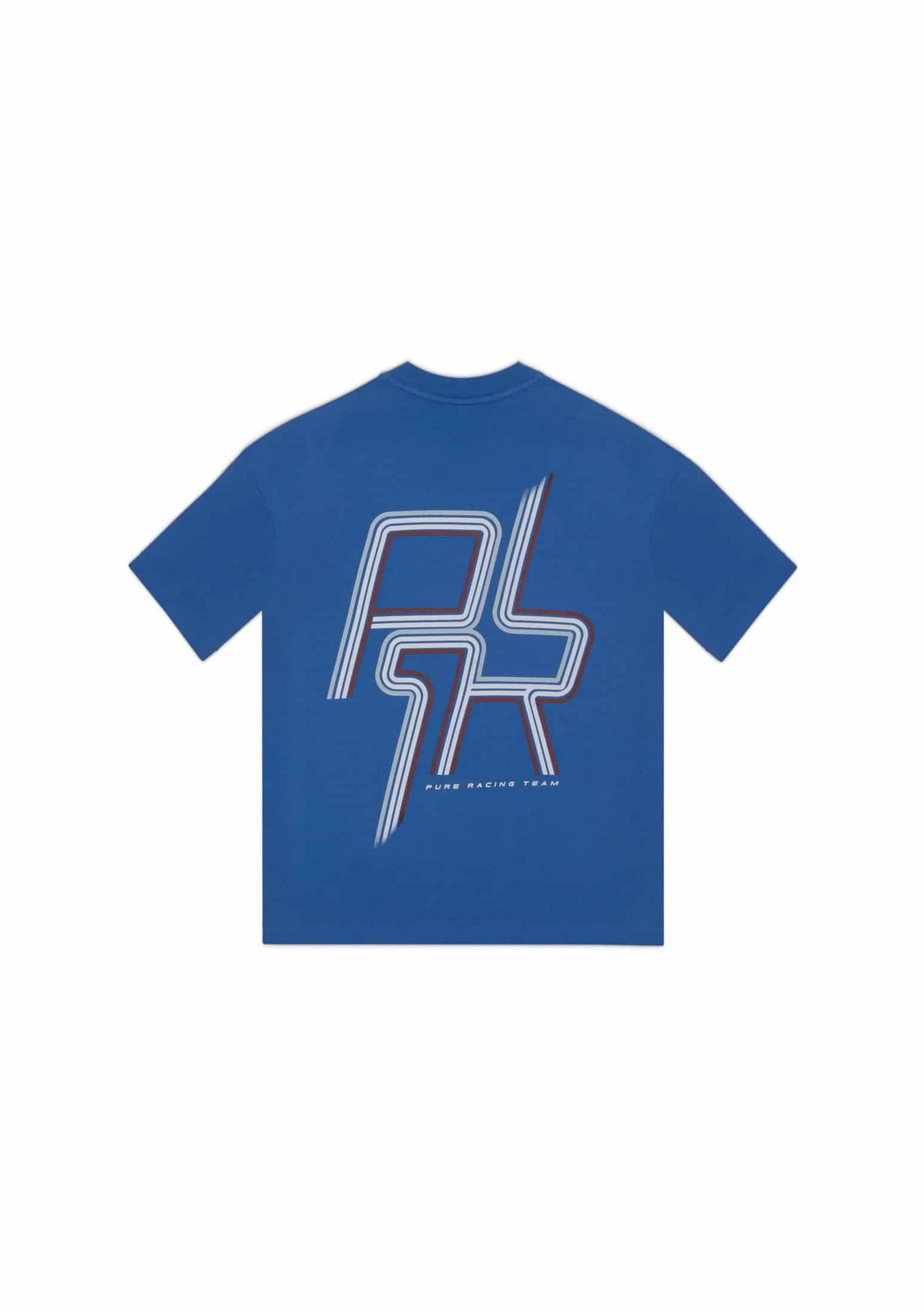 Overdrive Blue Racing Lines T-Shirt - miniatura 1
