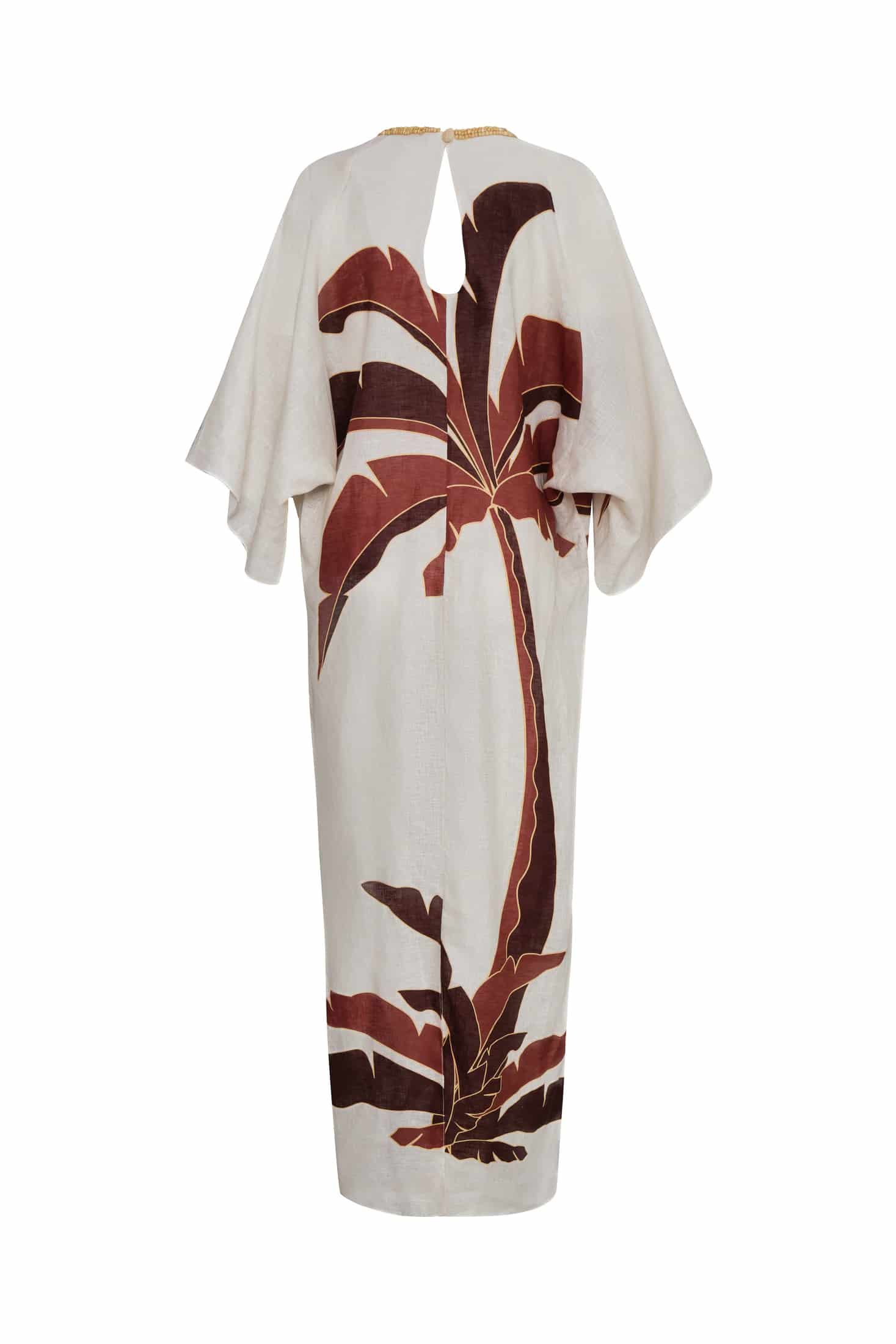 Andina Hand Embroidered Linen Tunic / Terra Palm - miniatura 3