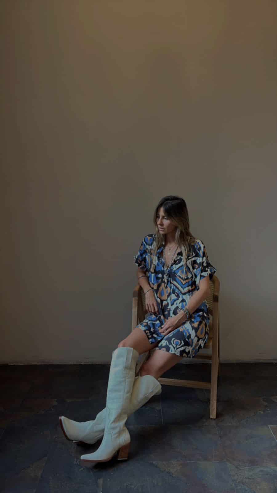 BOTA LARGA SARA CREMA - miniatura 2